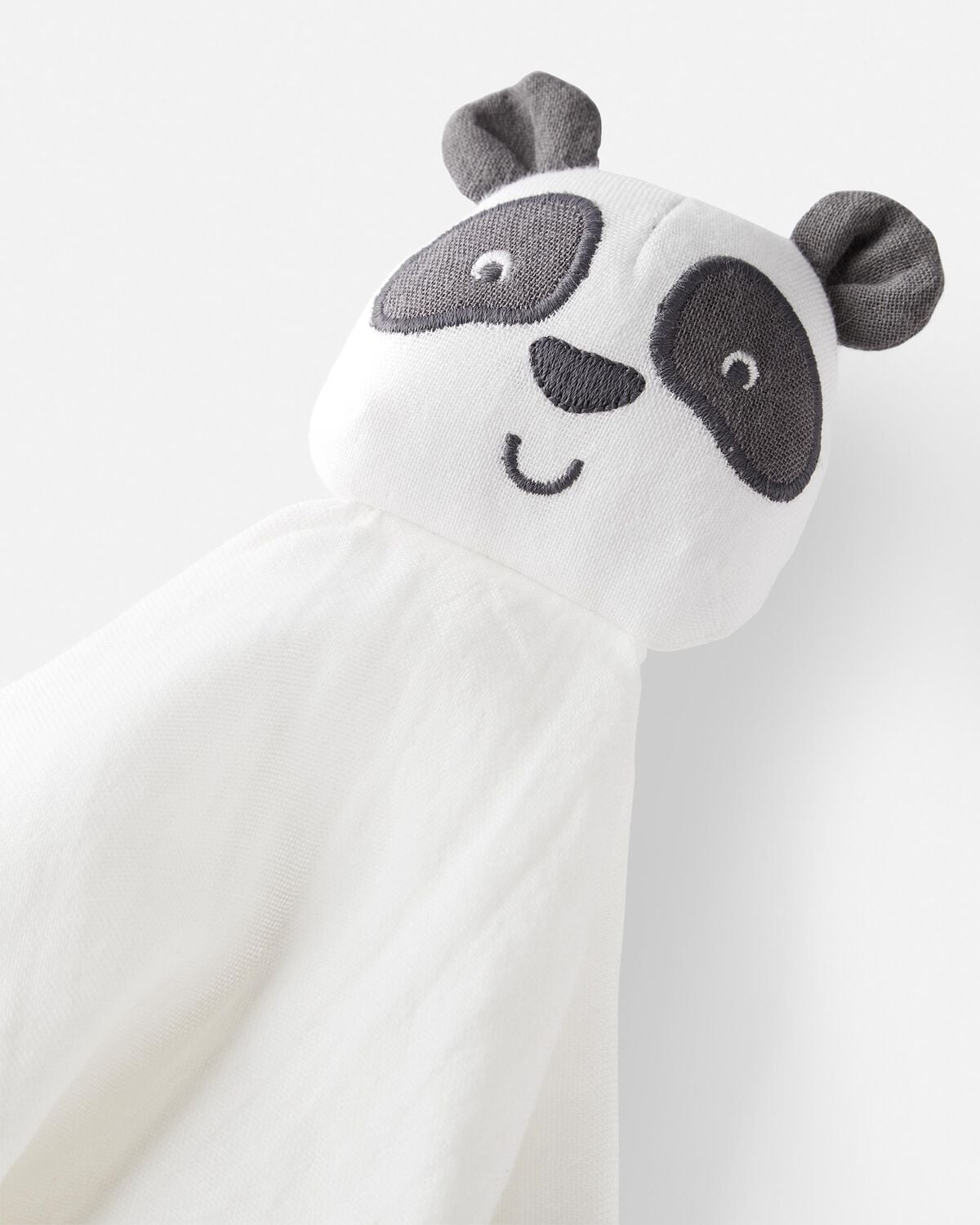 Baby Cotton Muslin Panda Lovey - Image 3