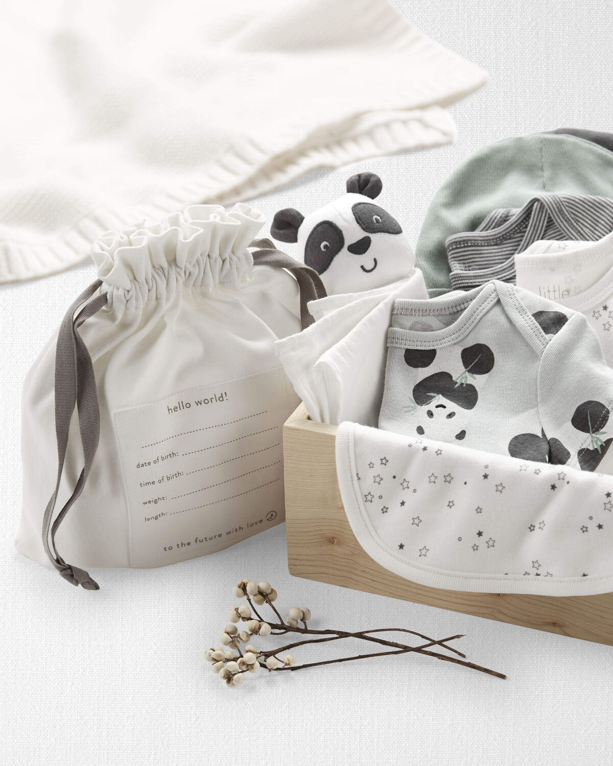 Baby Organic Cotton Coming Home Bag - Image 2