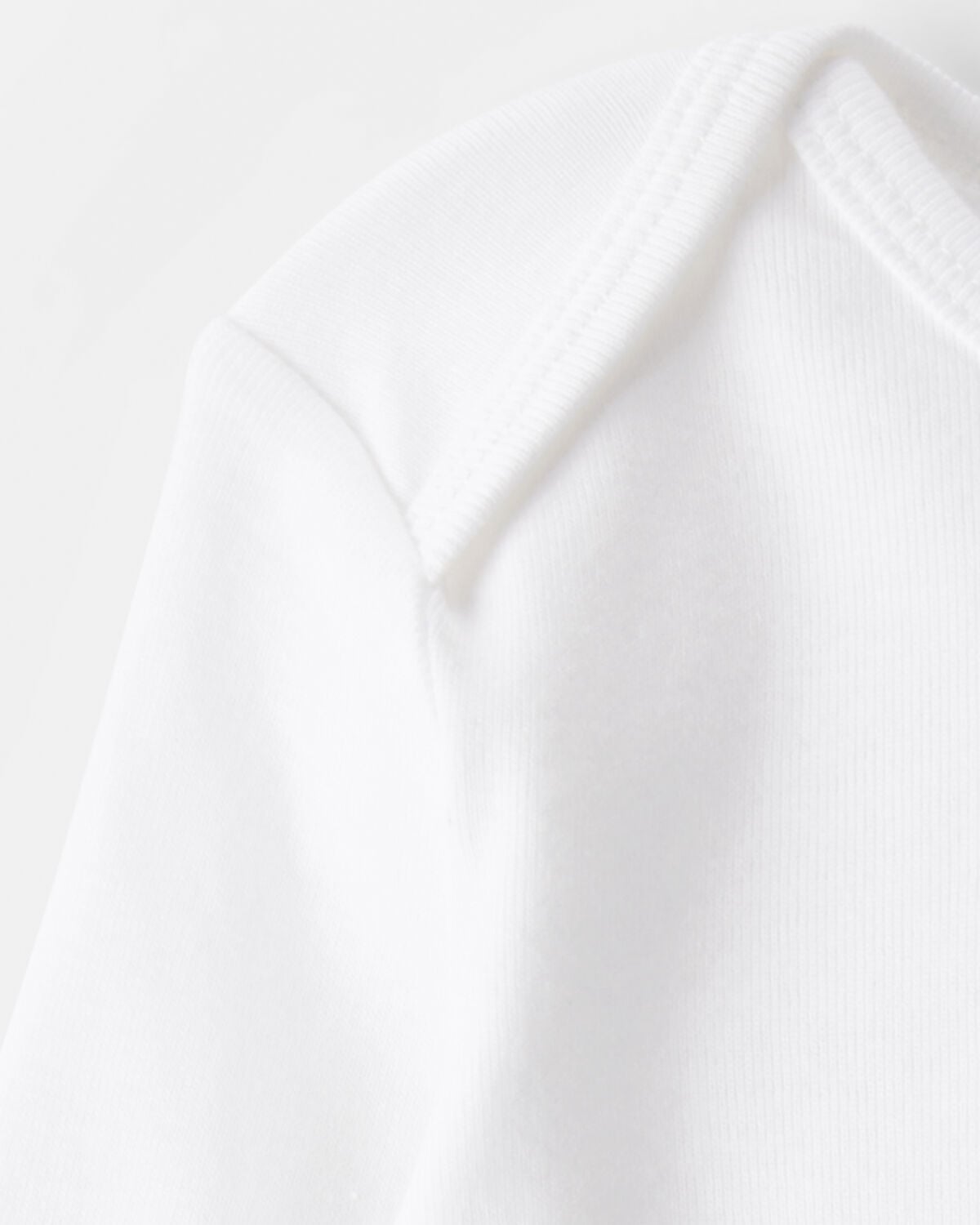 Baby 4-Pack Long-Sleeve Bodysuits - White - Image 2