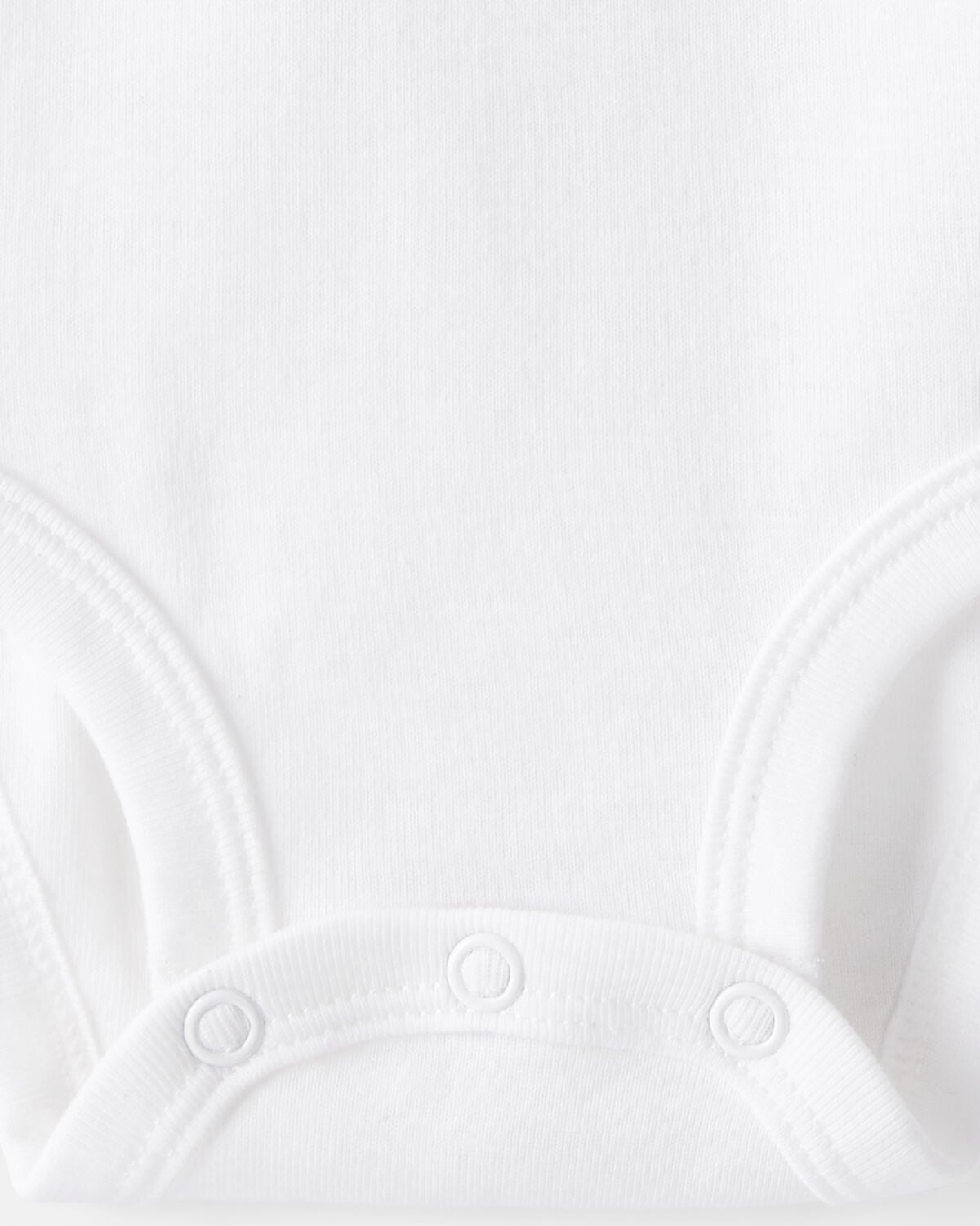Baby 4-Pack Long-Sleeve Bodysuits - White - Image 3