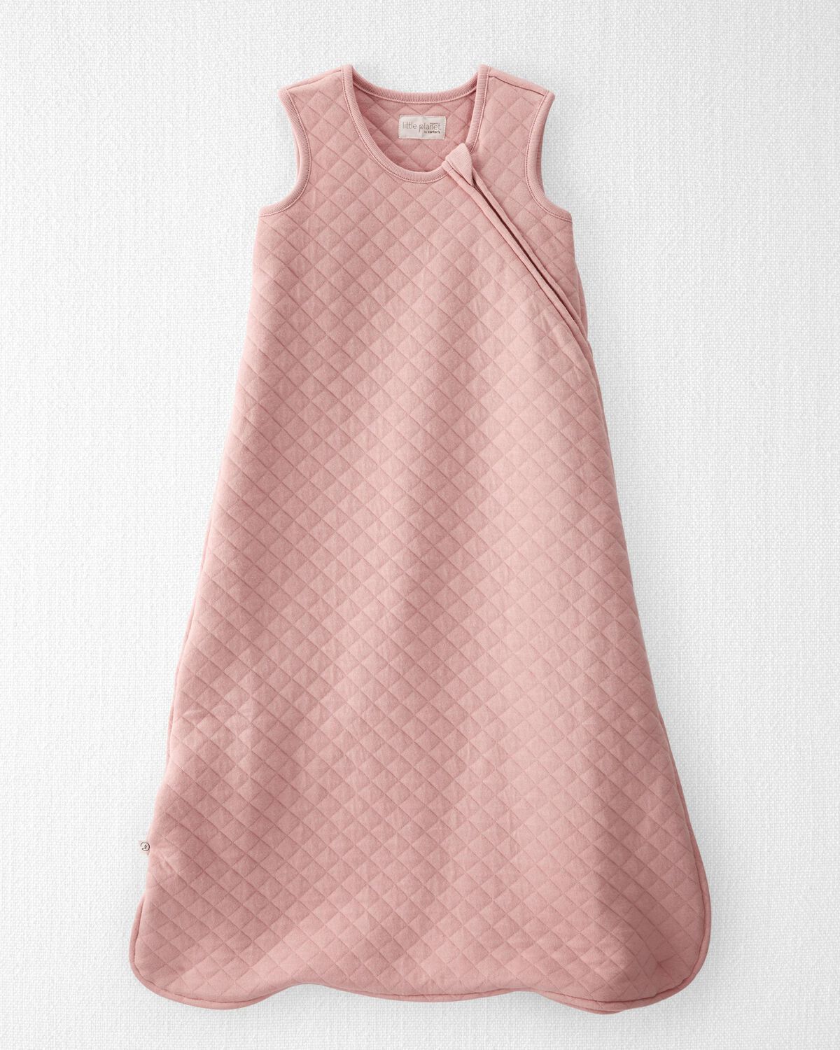 Baby Girl Double Knit Zip Wearable Blanket