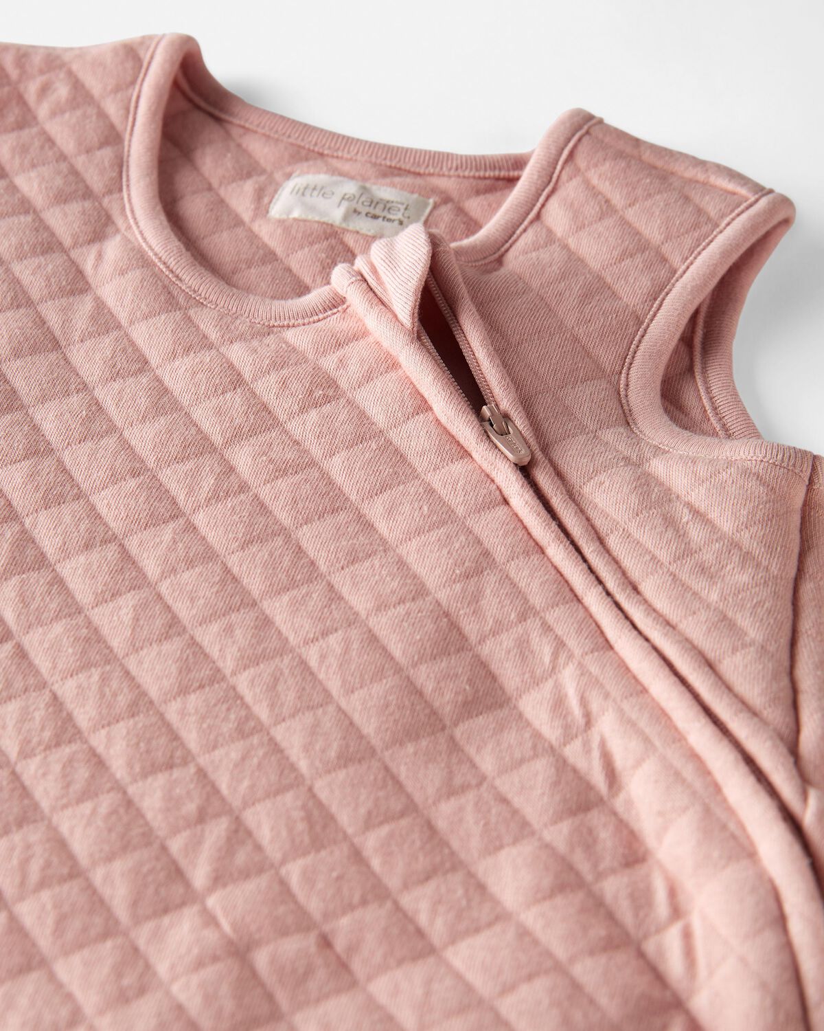 Baby Girl Double Knit Zip Wearable Blanket - Image 3