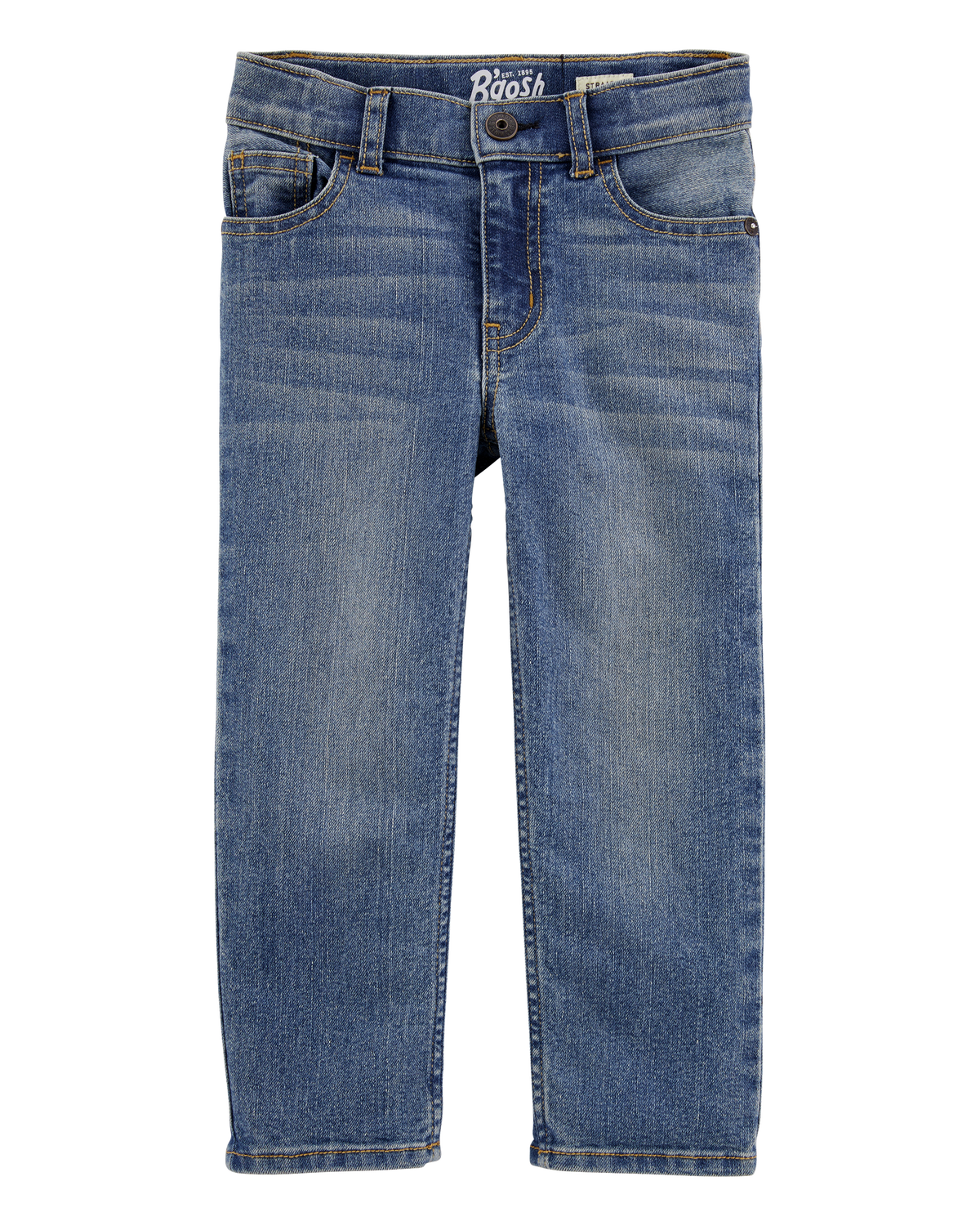 Baby Faded Wash Straight-Leg Jeans