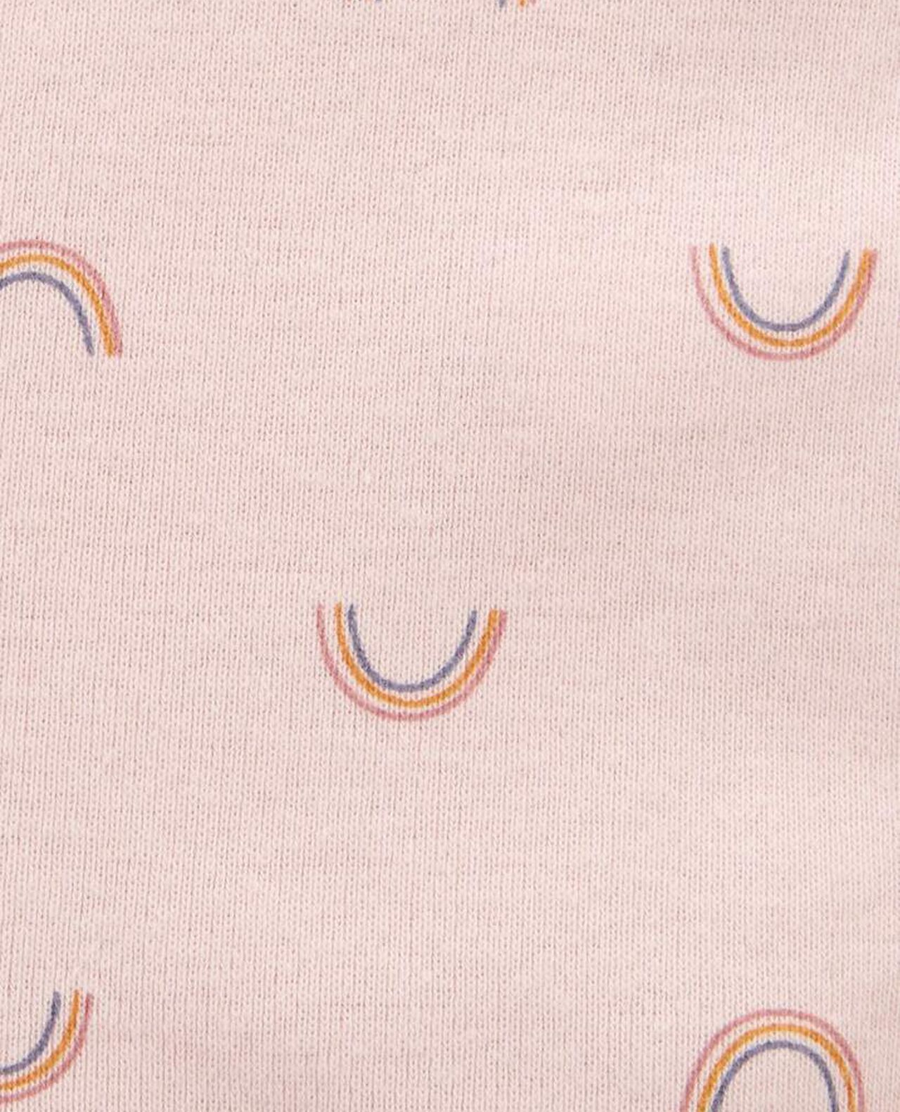 Baby Girl Preemie Rainbow Cotton Tank - Pink - Image 5