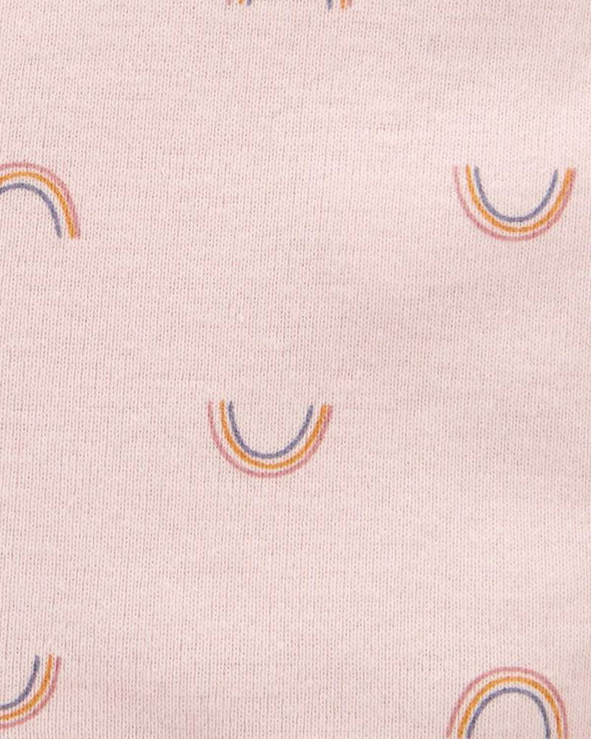 Baby Girl Preemie Rainbow Cotton Tank - Pink - Image 4