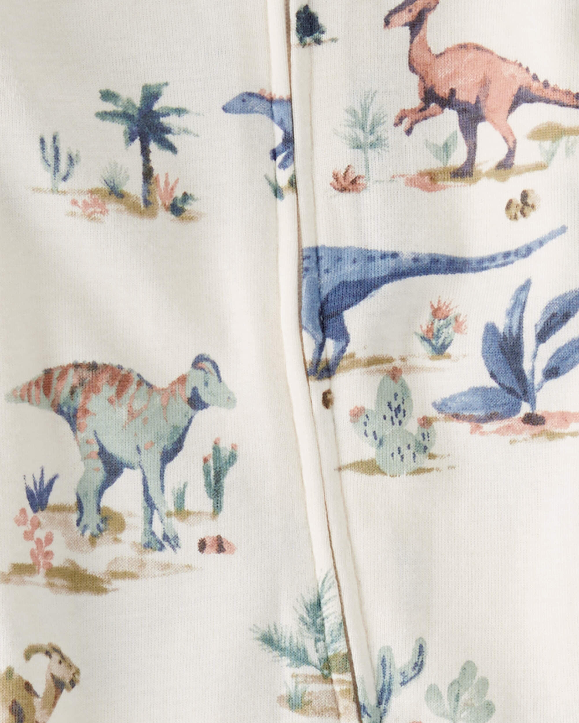 Baby Organic Cotton Sleep & Play Pajamas in Farm Friends - Image 5
