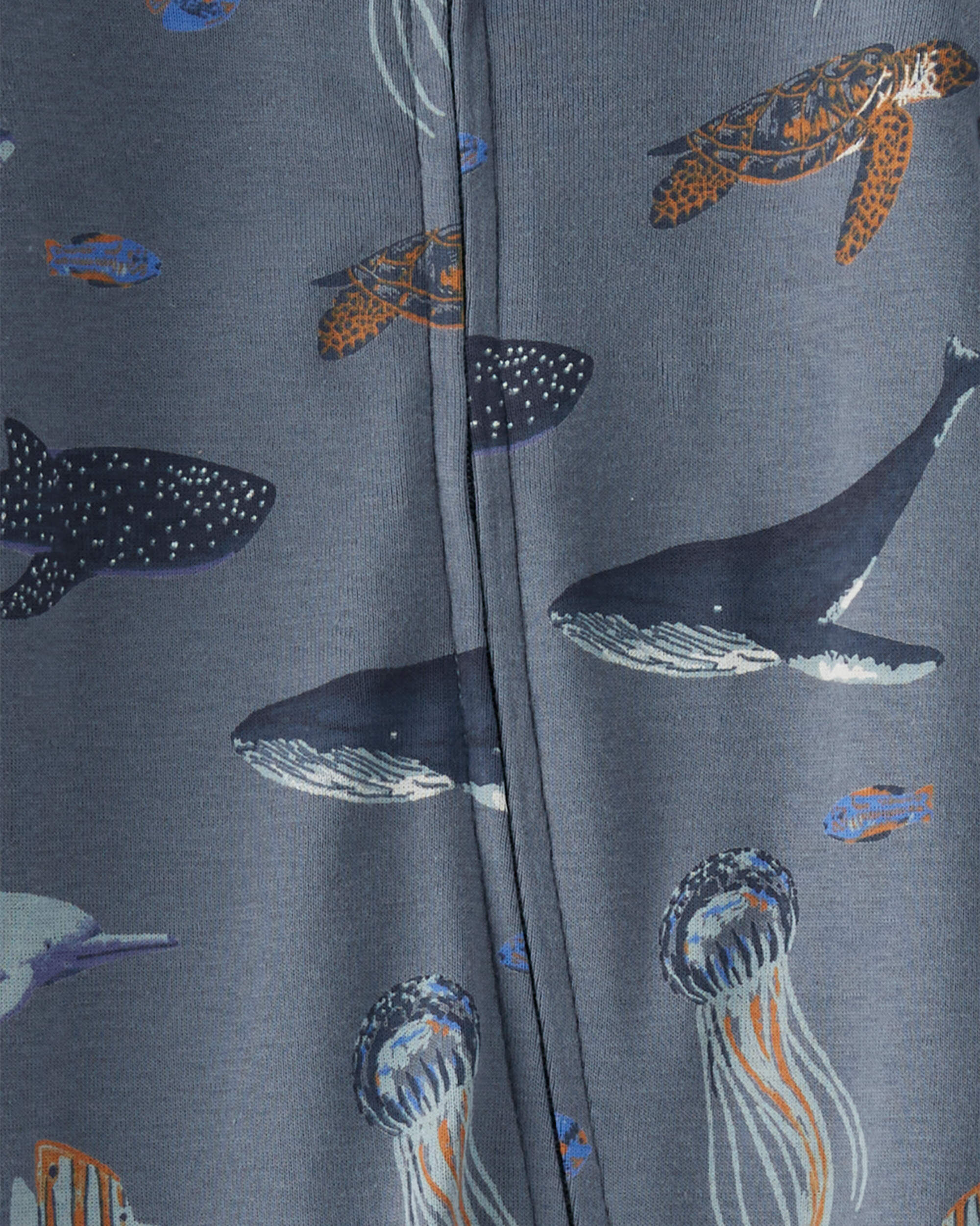 Baby Organic Cotton Sleep & Play Pajamas in Farm Friends - Image 6