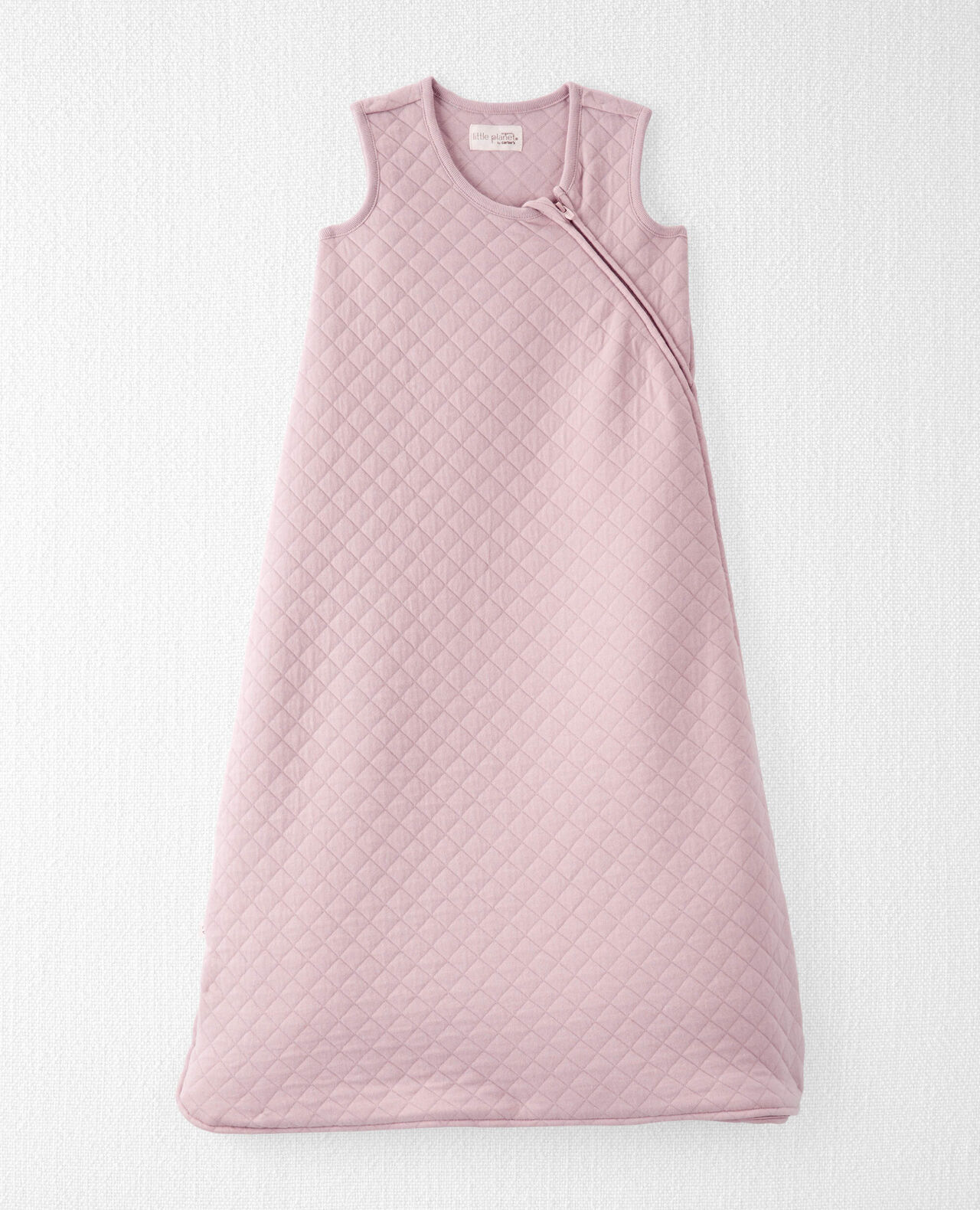 Baby Doubleknit Zip Wearable Blanket Made with Organic Cotton - Image 6