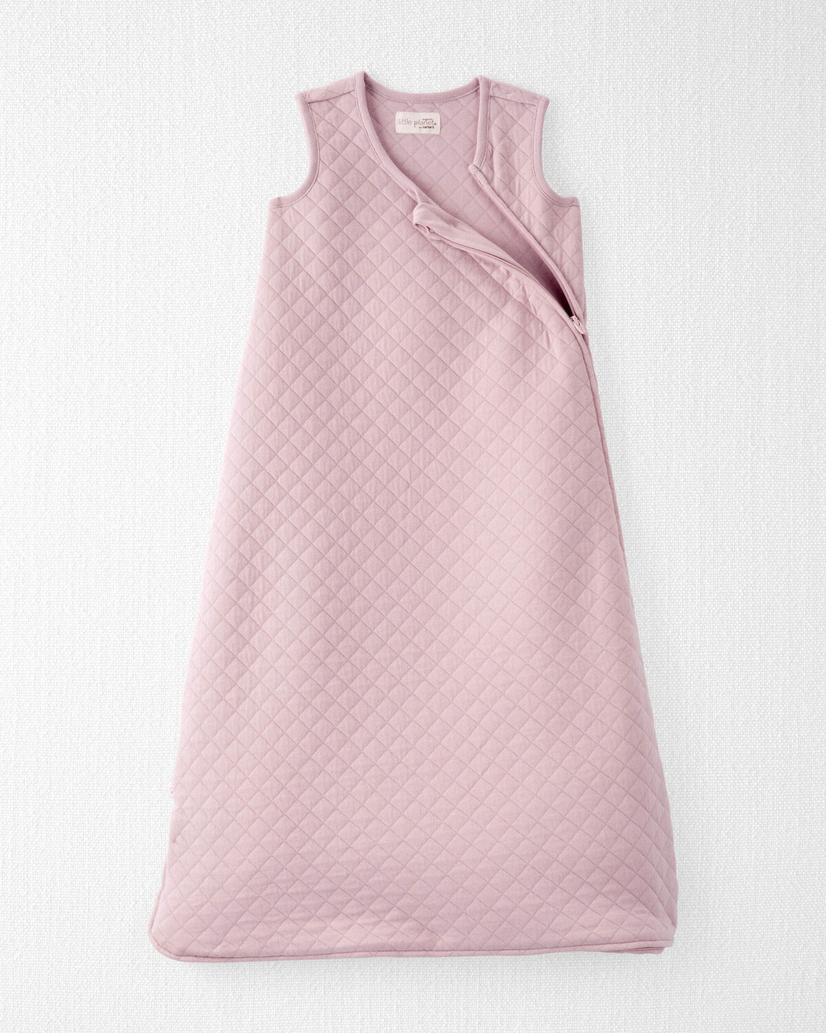 Baby Girl Doubleknit Zip Wearable Blanket - Image 2