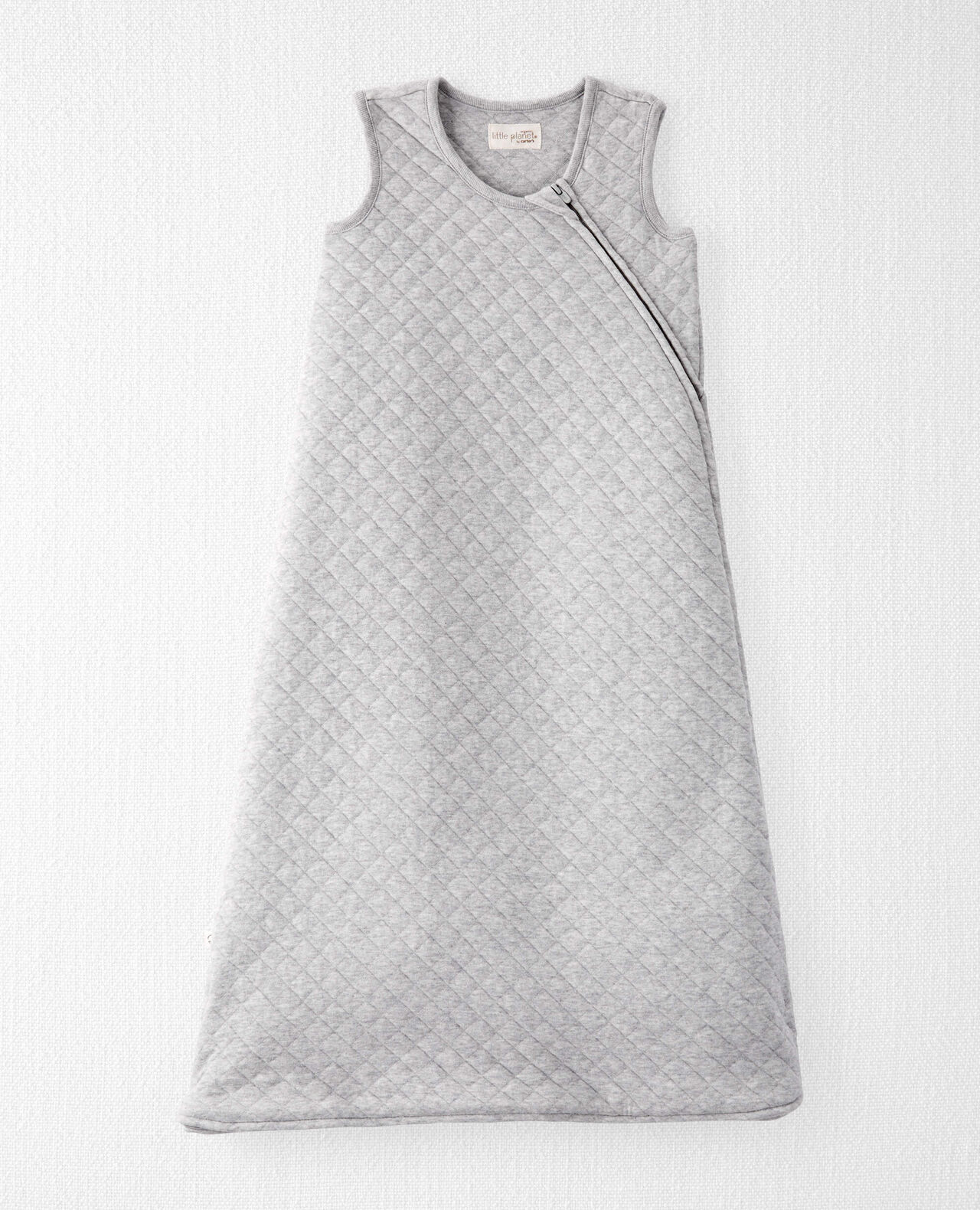 Baby Doubleknit Zip Wearable Blanket Made with Organic Cotton - Image 5