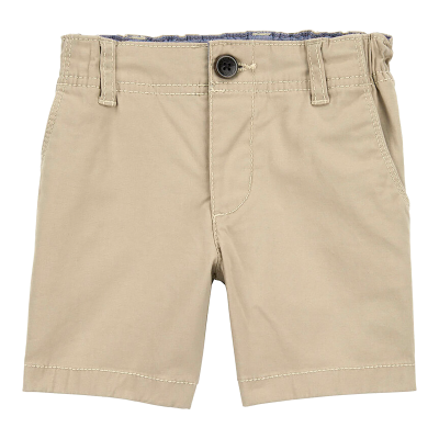 Baby Boy Stretch Chino Shorts - Khaki