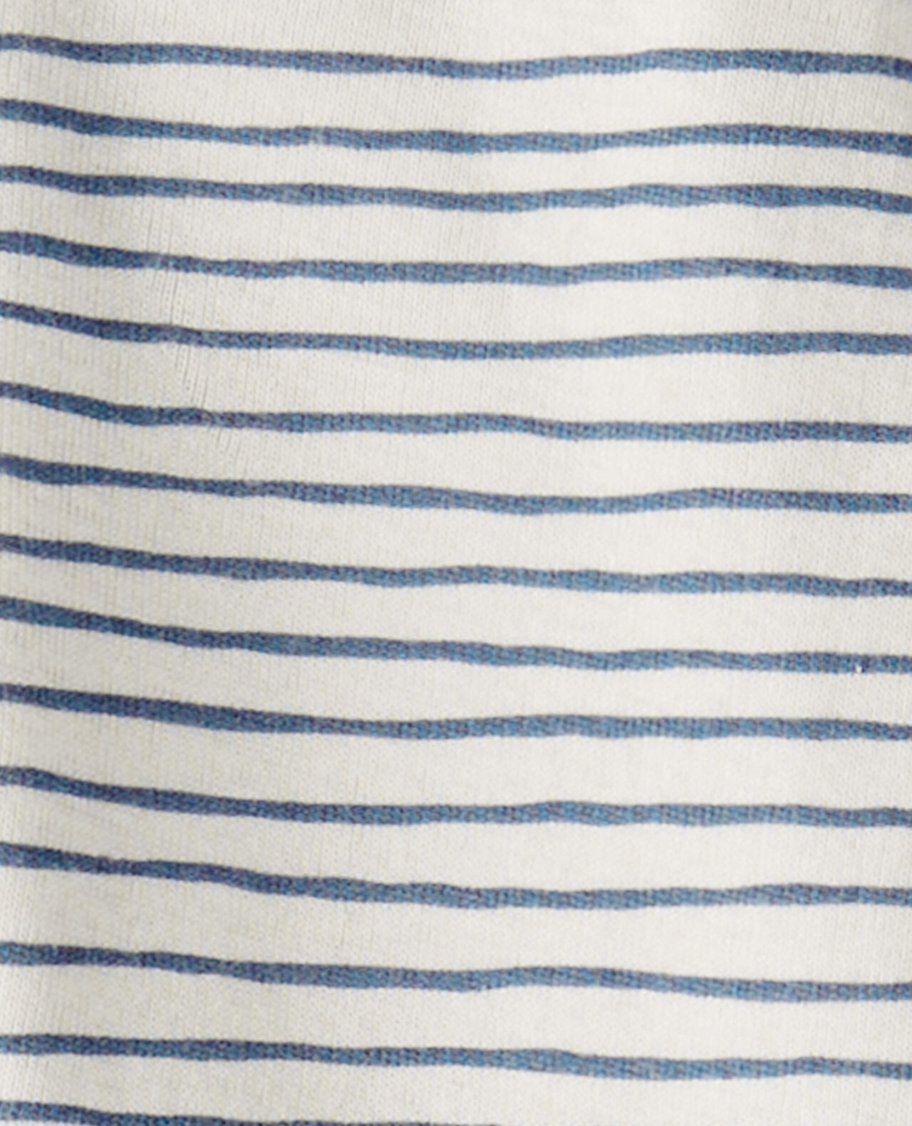 Baby Organic Cotton Sleep & Play Pajamas in Stripes - Image 4