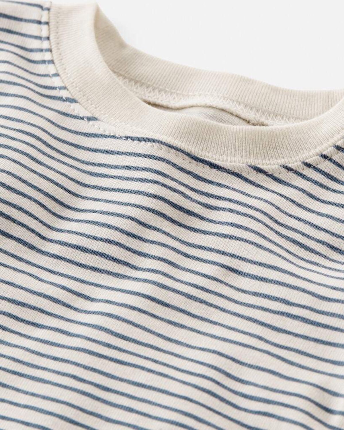 Baby Organic Cotton Pajamas Set in Stripes - Image 2