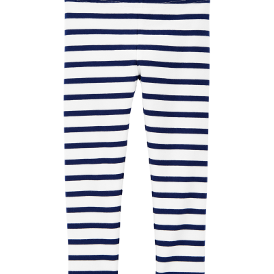 Baby Cotton Striped Stretch Leggings
