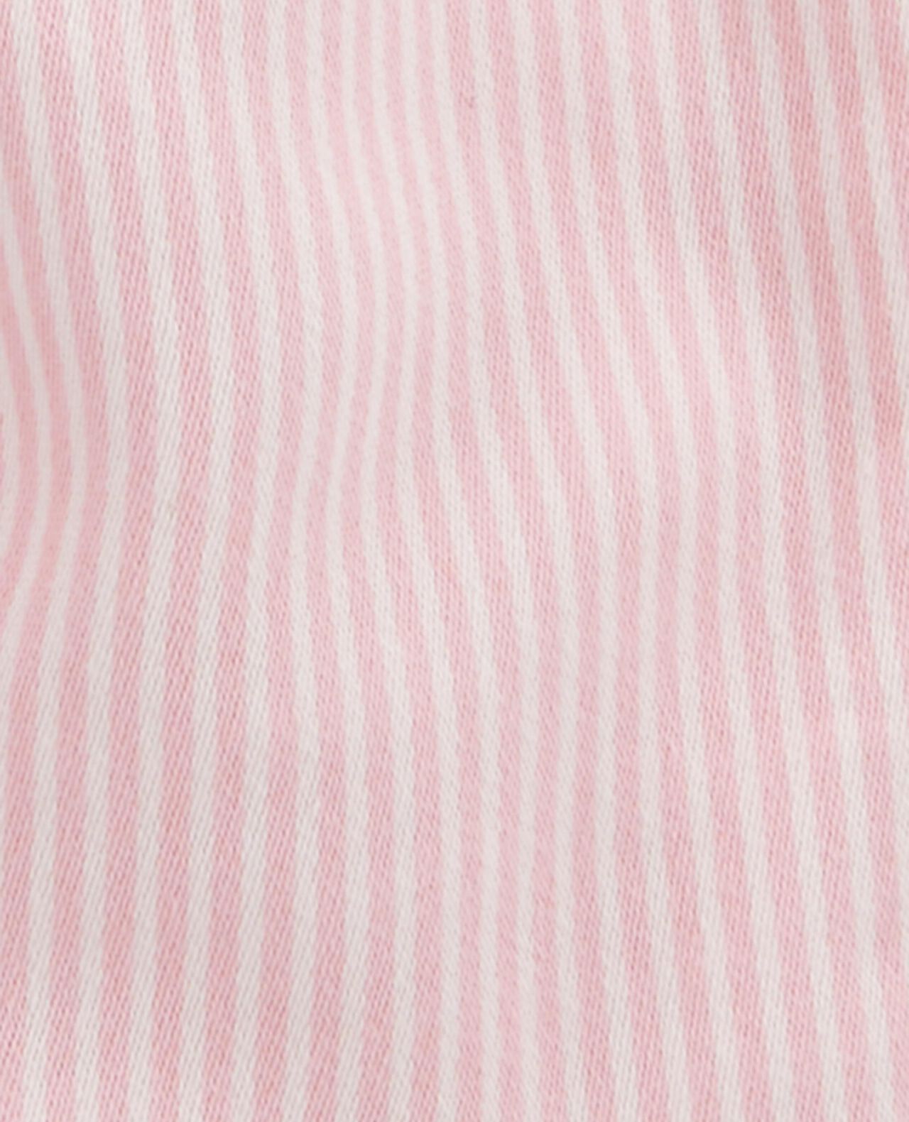 Baby Knit Denim Hickory Stripe Overalls - Pink - Image 4