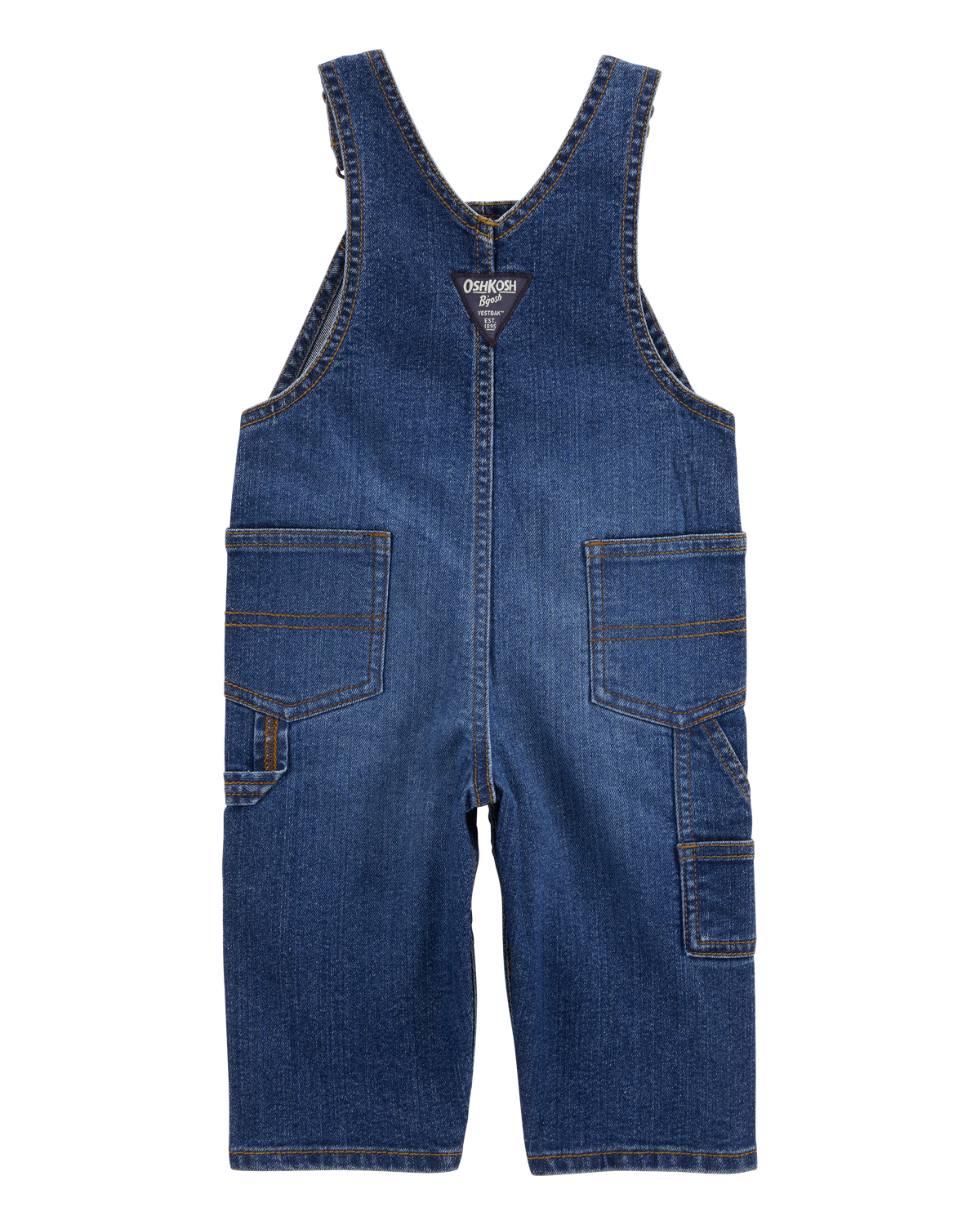 Baby Stretch Denim Classic Overalls - Dark Wash - Image 2