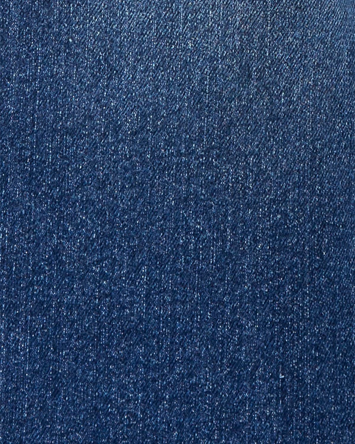 Baby Stretch Denim Classic Overalls - Dark Wash - Image 3