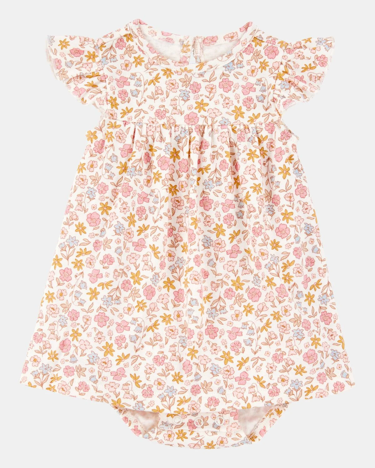 Baby 2-Piece Bodysuit Dress & Cardigan Set - Image 2