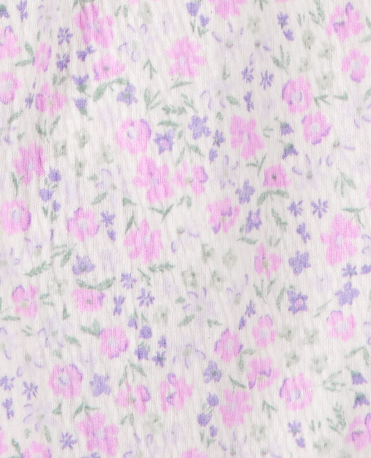 Baby 2-Piece Floral Jumpsuit & Headwrap - Purple - Image 3