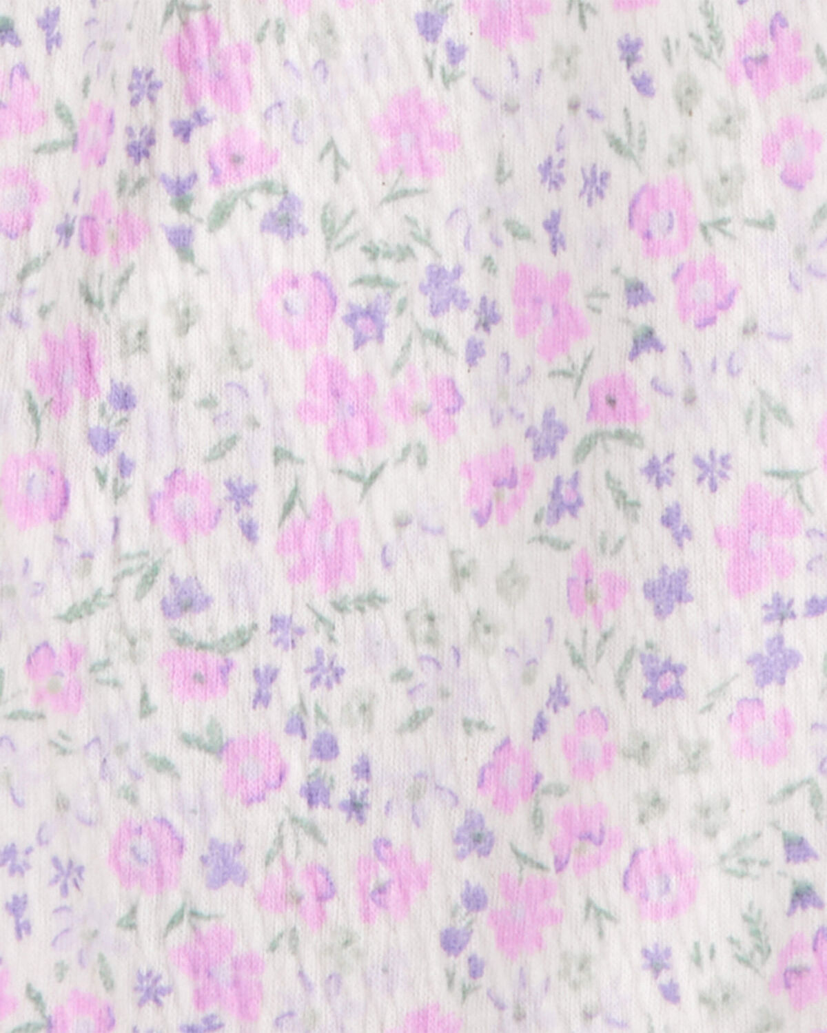 Baby 2-Piece Floral Jumpsuit & Headwrap - Purple - Image 2