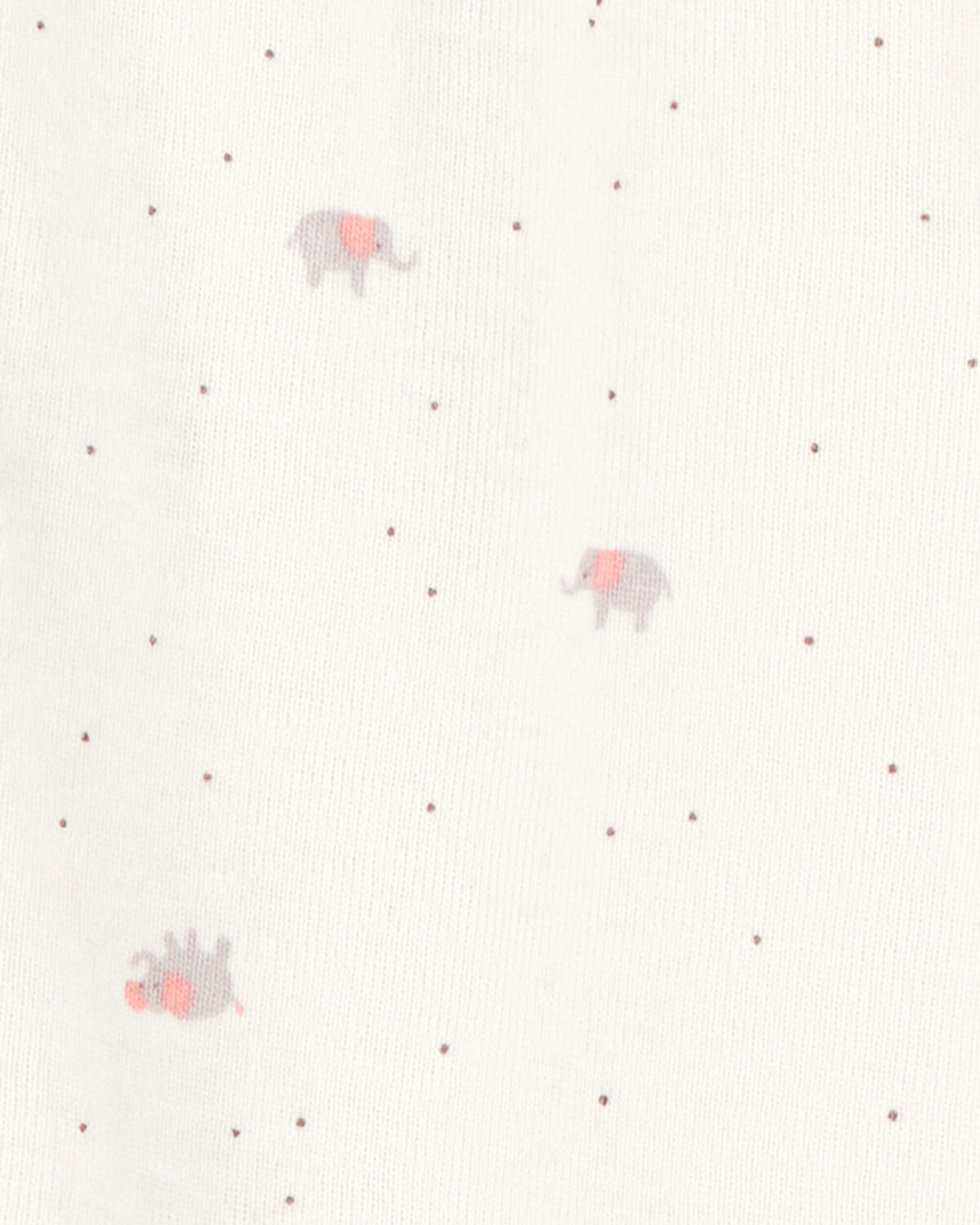 Baby Girl 2-Pack 2-Way Zip Cotton Sleep & Play Pajamas - White/Pink - Image 3