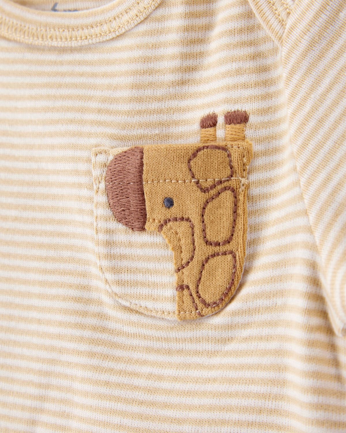Baby 5-Pack Animals Short-Sleeve Cotton Bodysuits - Image 3