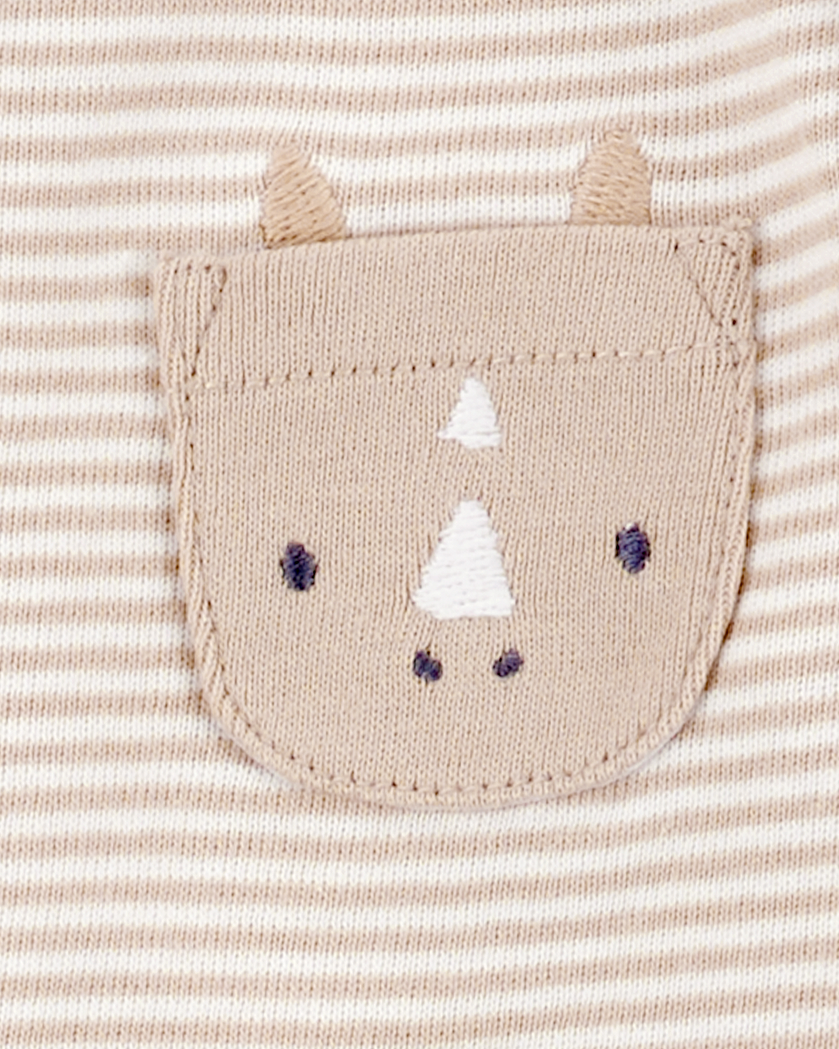 Baby 5-Pack Animals Short-Sleeve Cotton Bodysuits - Image 4