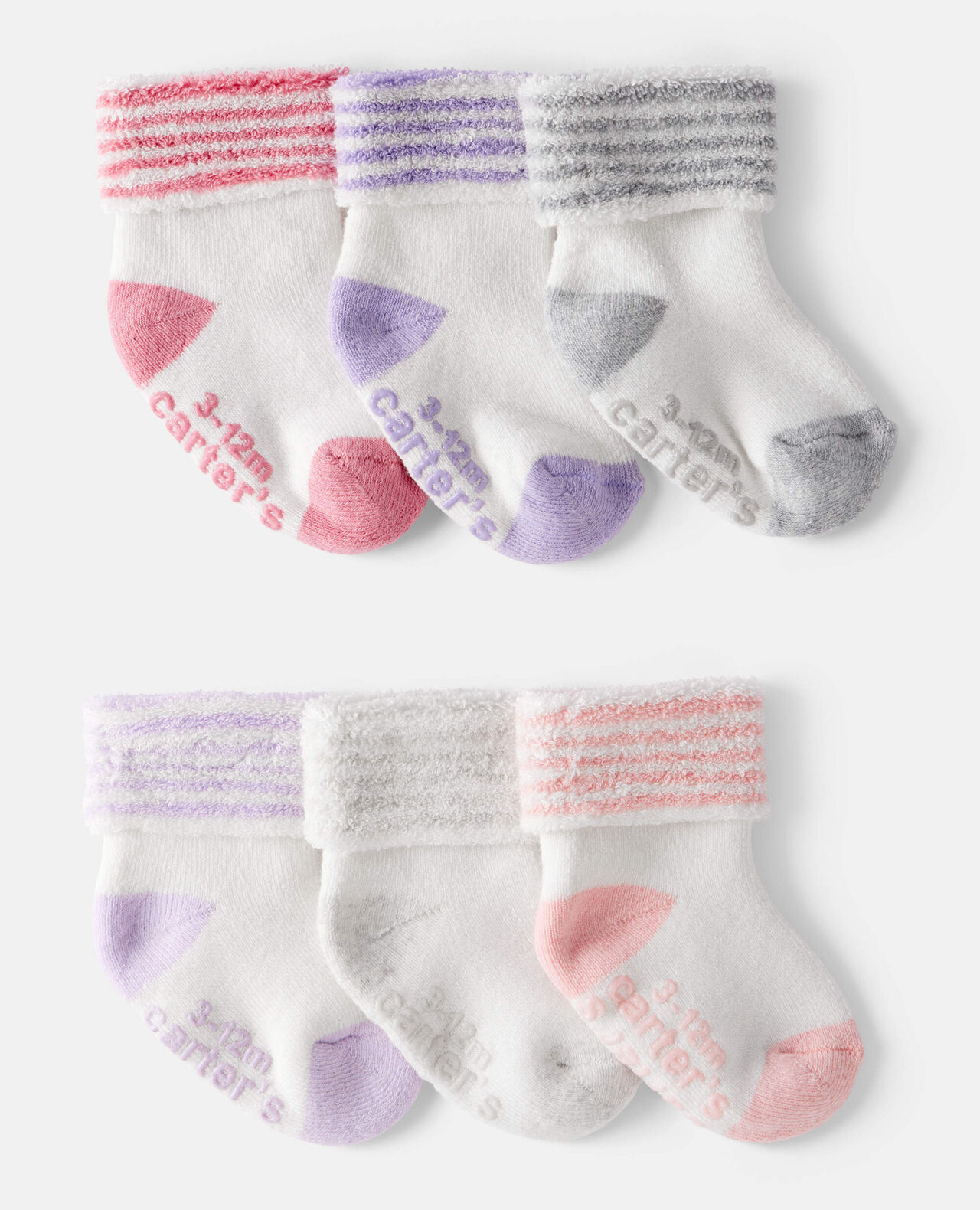 Baby Girl 6-Pack Ankle Socks - Image 4