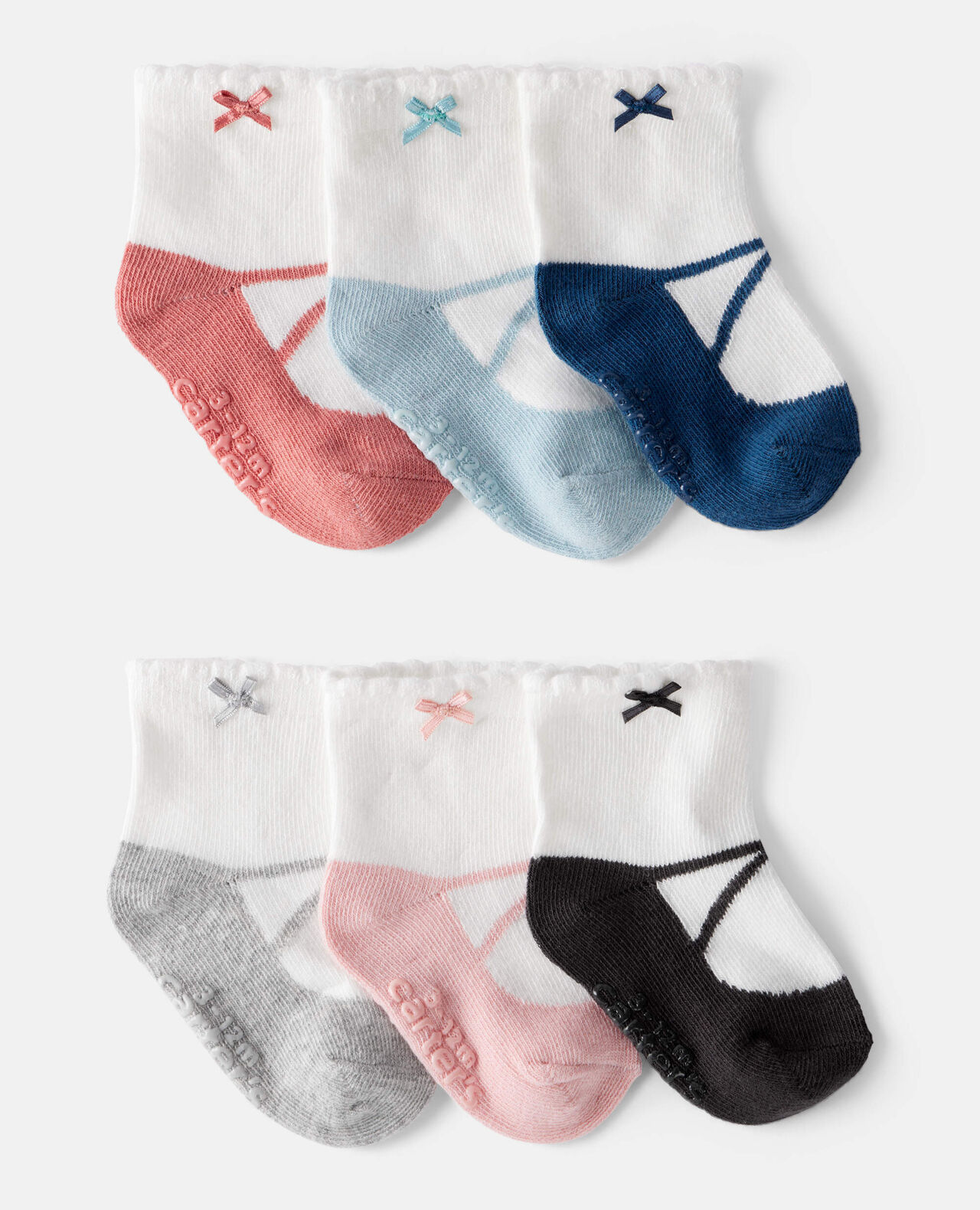 Baby Girl 6-Pack Ankle Socks - Image 3