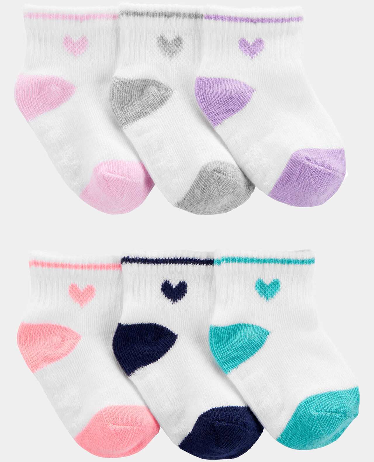 Baby Girl 6-Pack Ankle Socks - Image 3