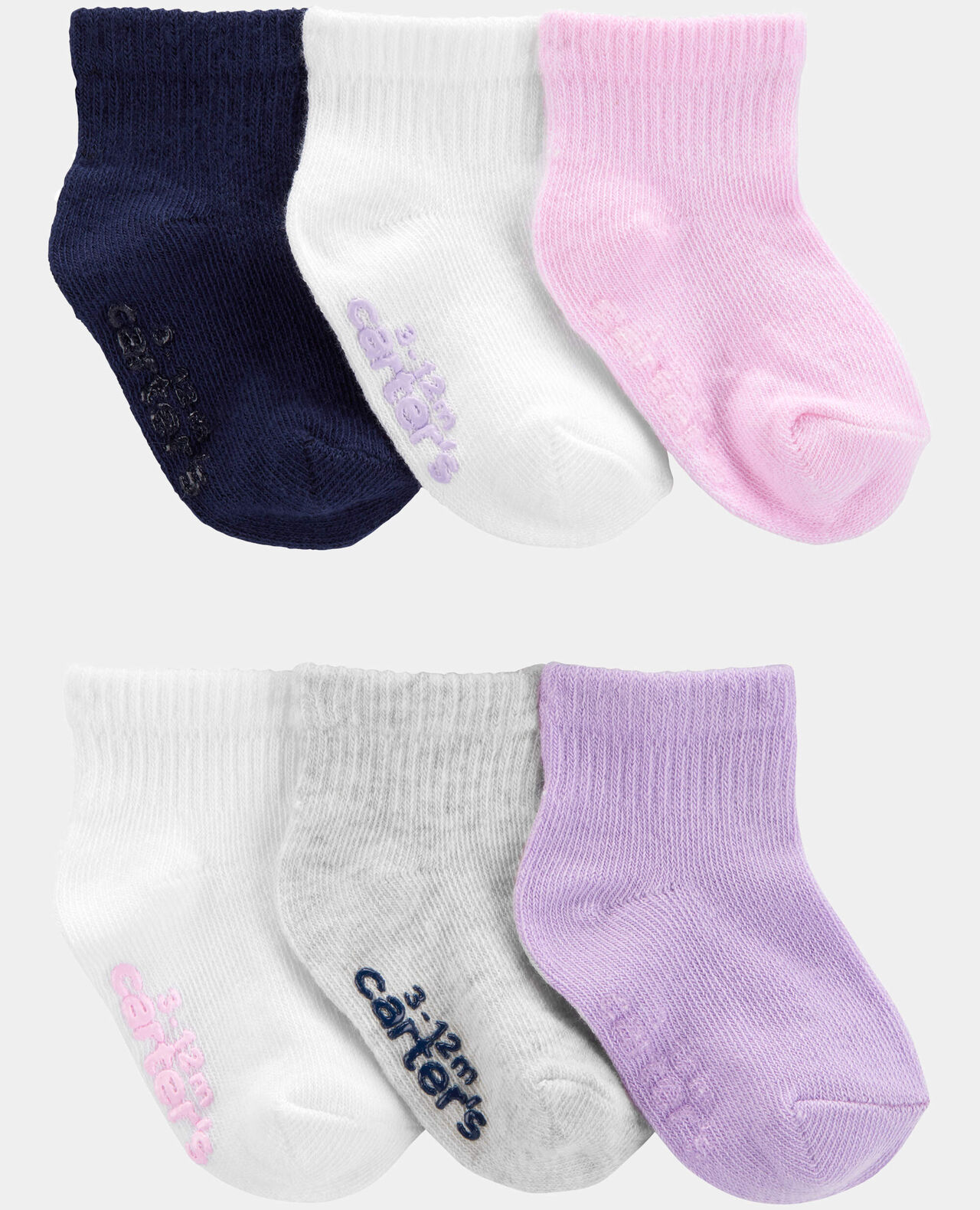 Baby Girl 6-Pack Ankle Socks - Image 2