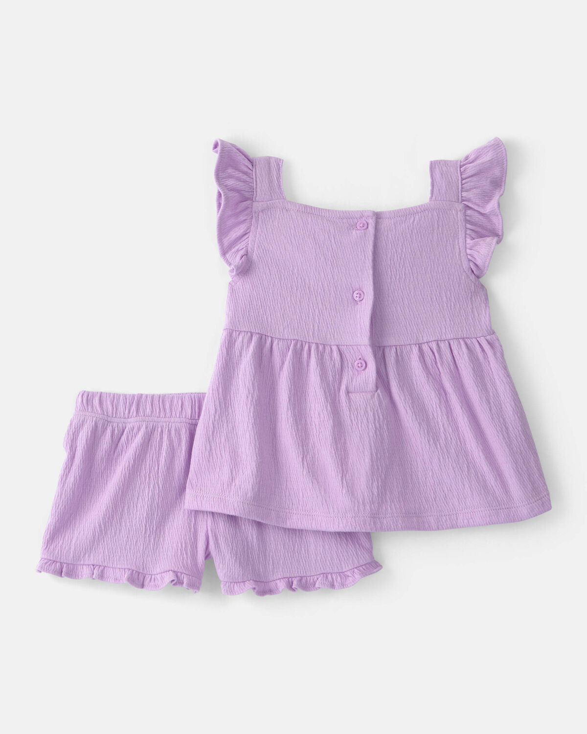 Baby Girl 3-Piece 'Mommy's Mini' Outfit Set - Purple/Grey - Image 6