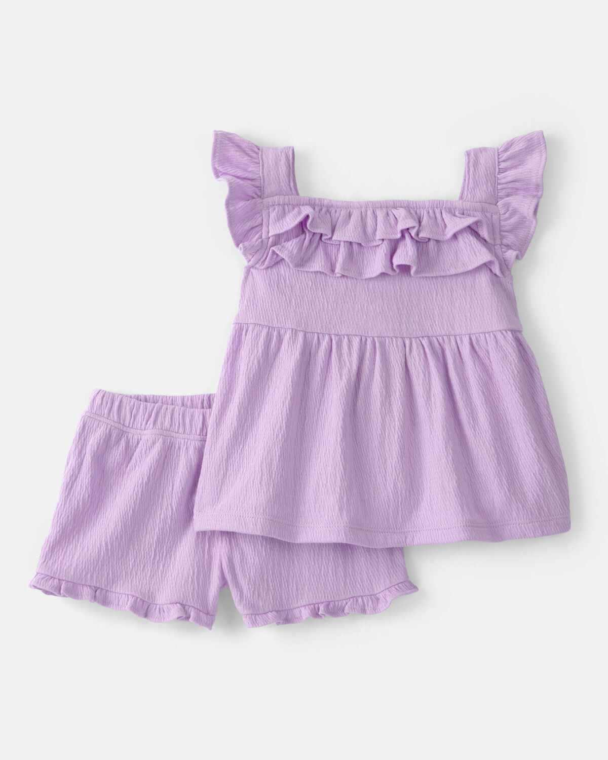 Baby Girl 3-Piece 'Mommy's Mini' Outfit Set - Purple/Grey - Image 7