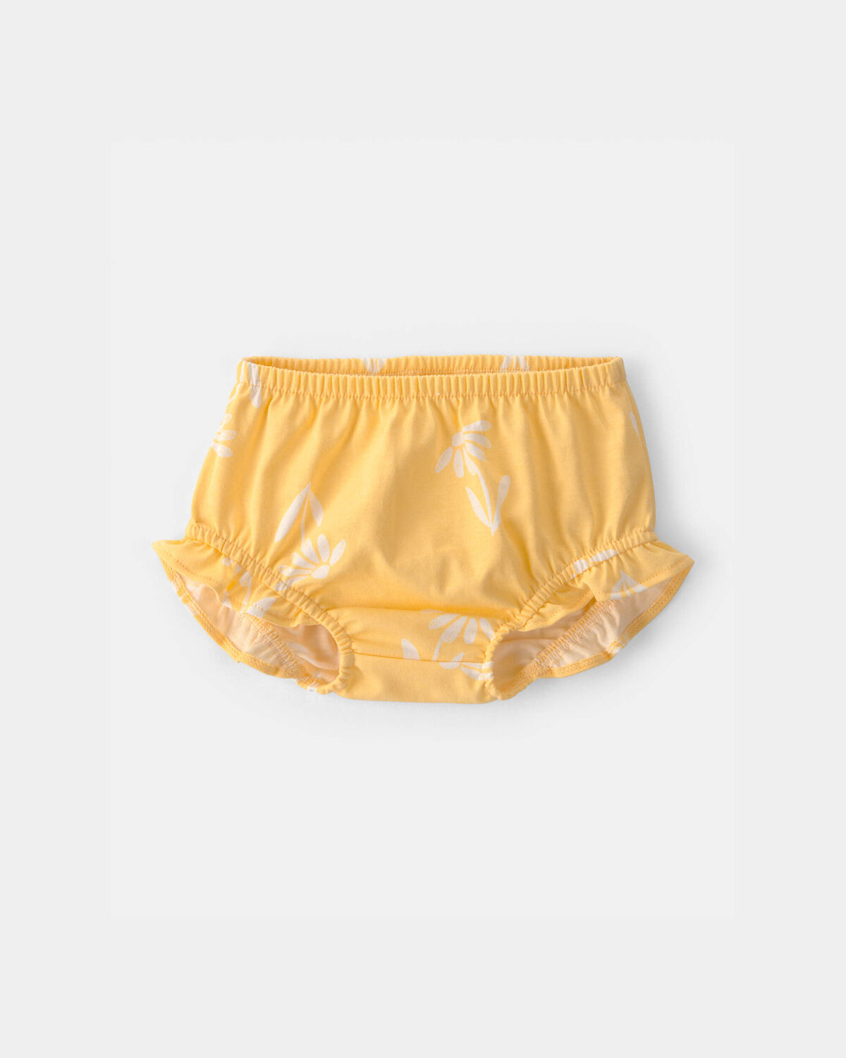 Baby Girl 3-Piece Flower Outfit Set - Yellow/White - Image 6