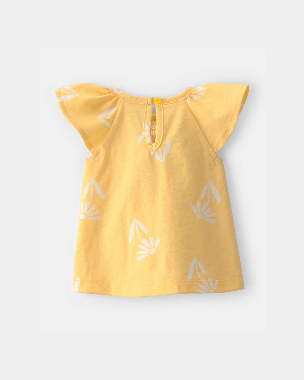 Baby Girl 3-Piece Flower Outfit Set - Yellow/White - Image 8