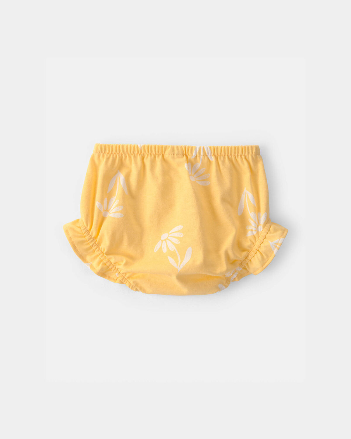 Baby Girl 3-Piece Flower Outfit Set - Yellow/White - Image 9