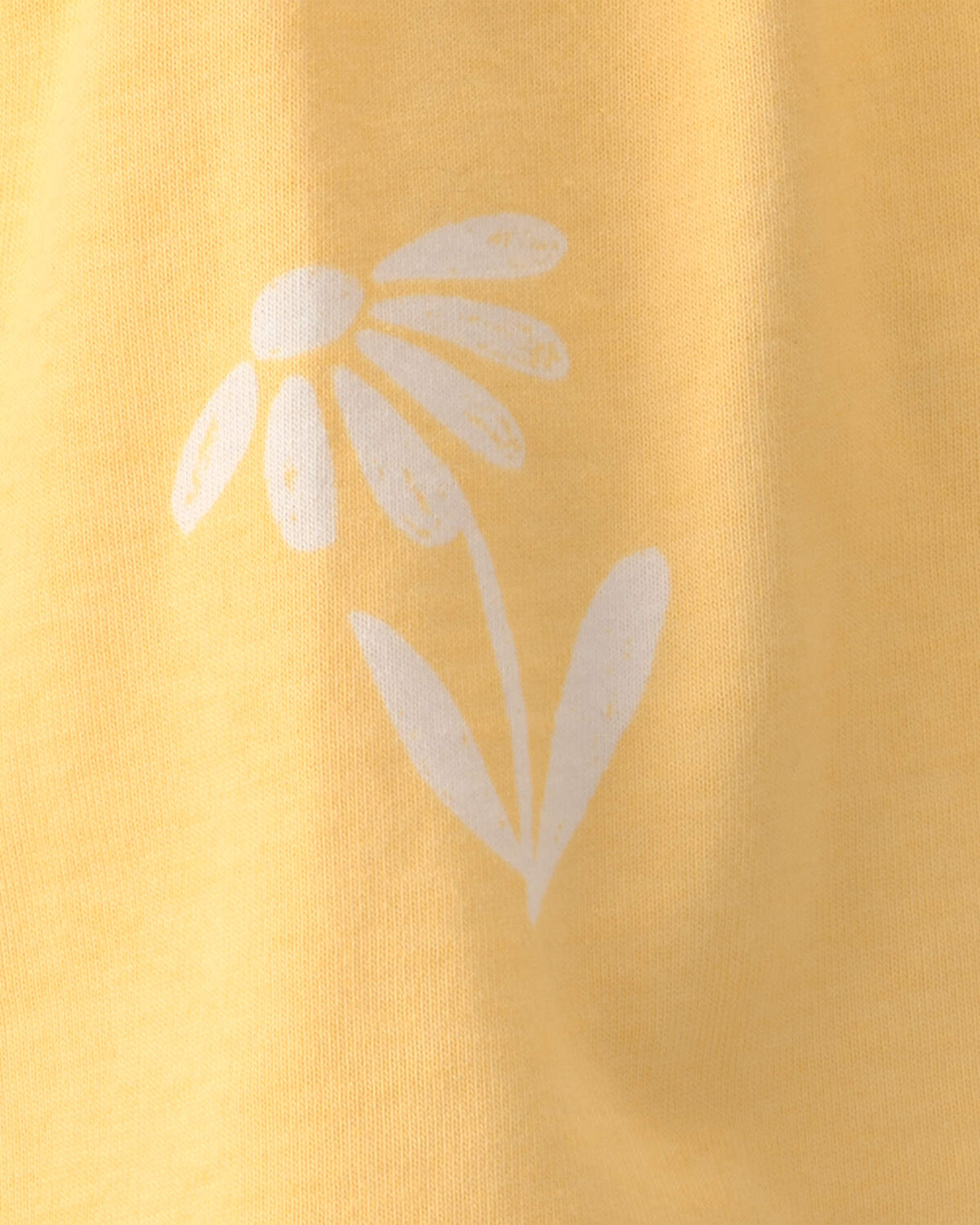 Baby Girl 3-Piece Flower Outfit Set - Yellow/White - Image 4
