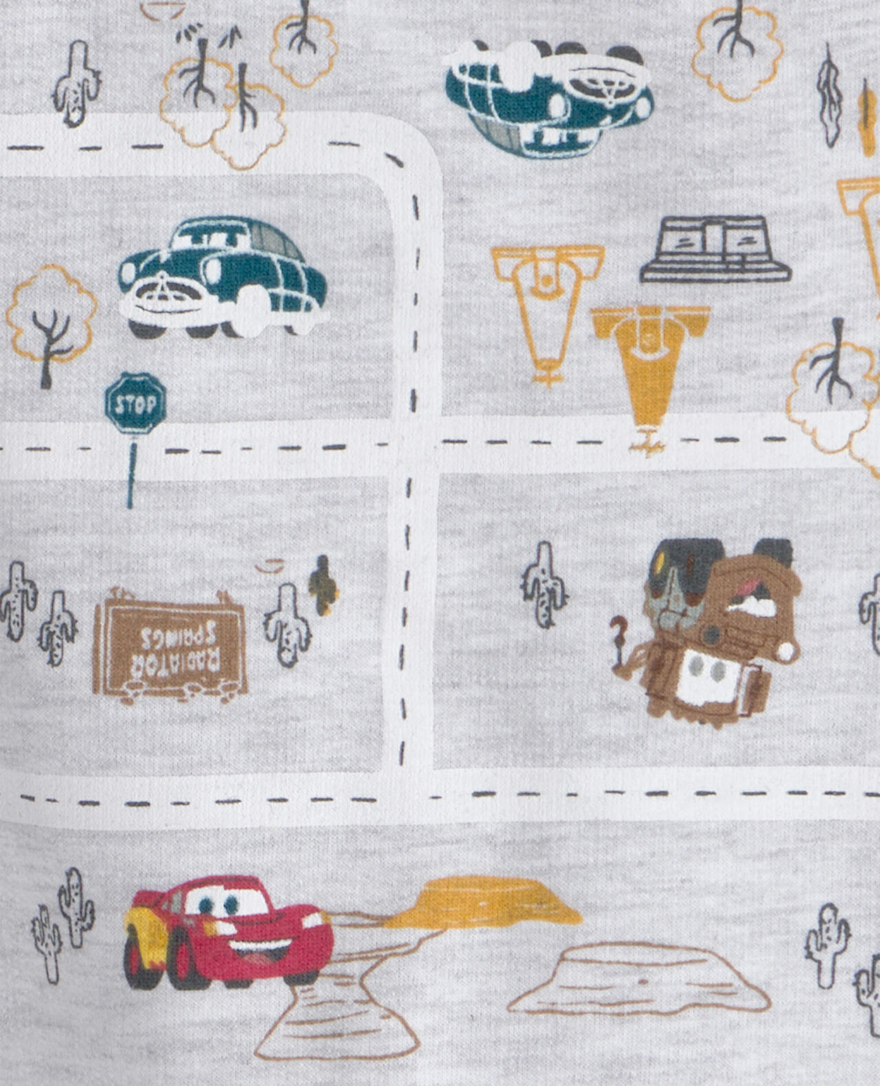 Baby Boy 2-Piece ©Disney/Pixar Cars Top & Short Set - Grey - Image 3
