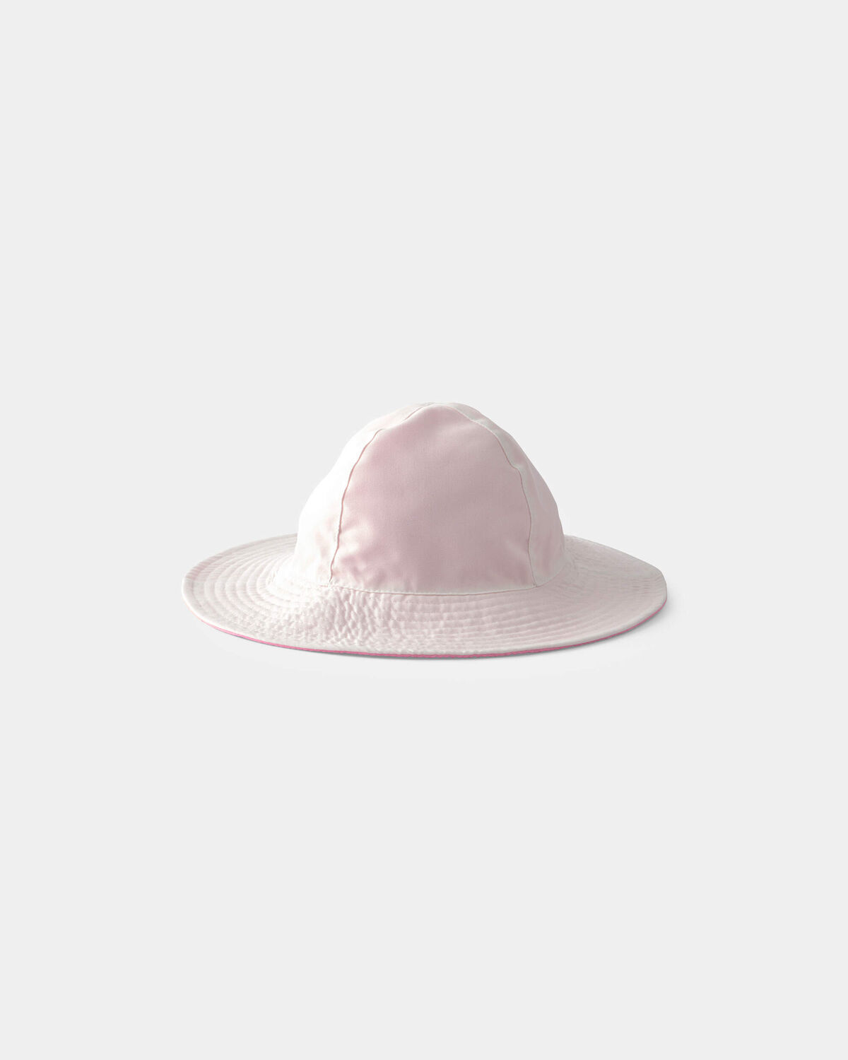 Baby Girl Reversible Swim Hat - Pink/White - Image 2