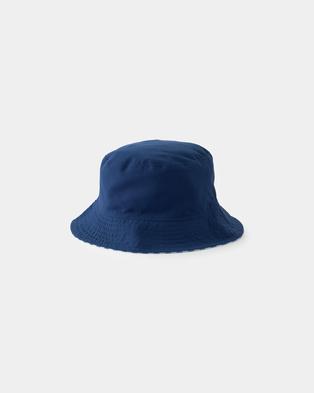 Baby Boy Reversible Stripe Swim Hat - Blue - Image 3