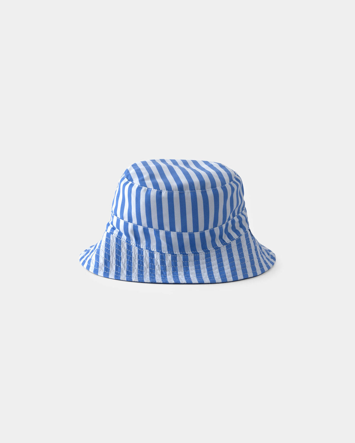 Baby Boy Reversible Stripe Swim Hat - Blue - Image 4
