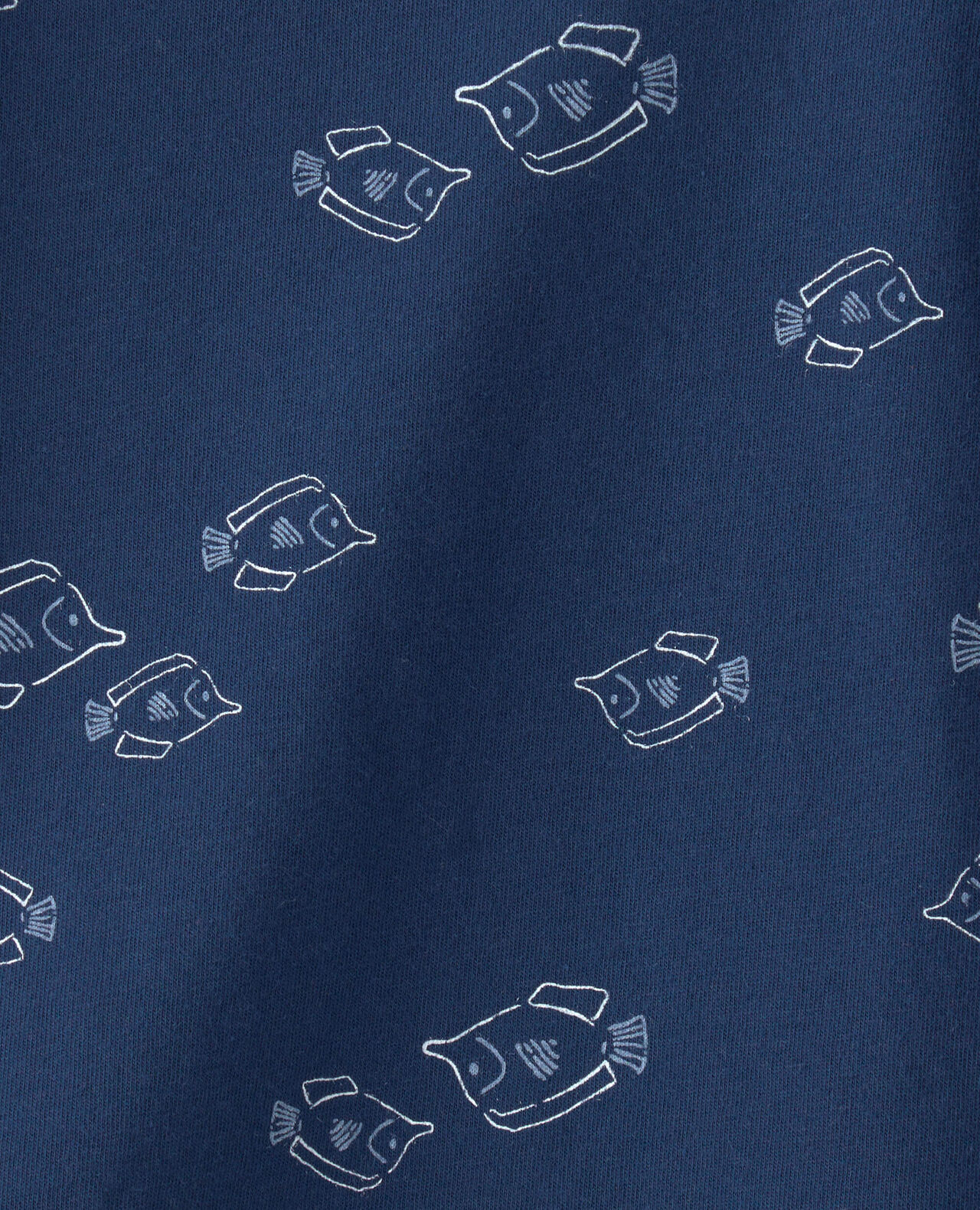 Baby Boy Fish T-Shirt - Blue - Image 3