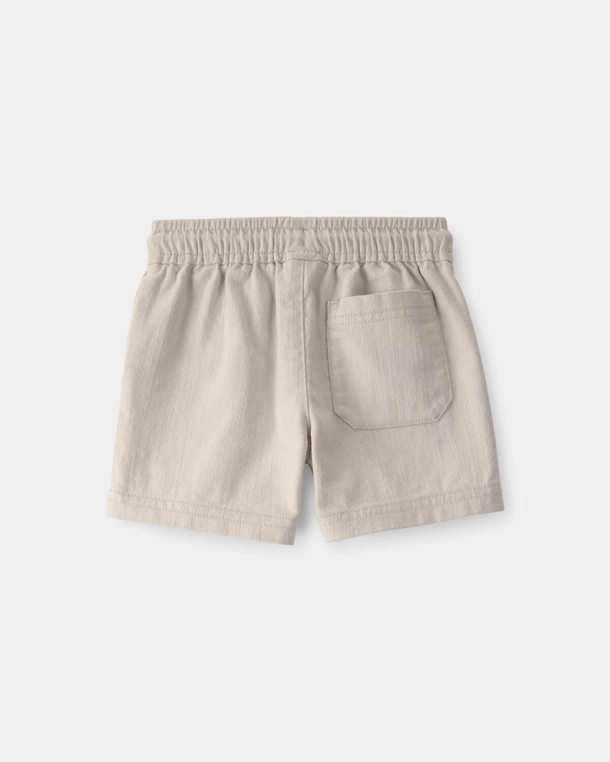 Baby Boy Twill Shorts - Light Khaki - Image 2