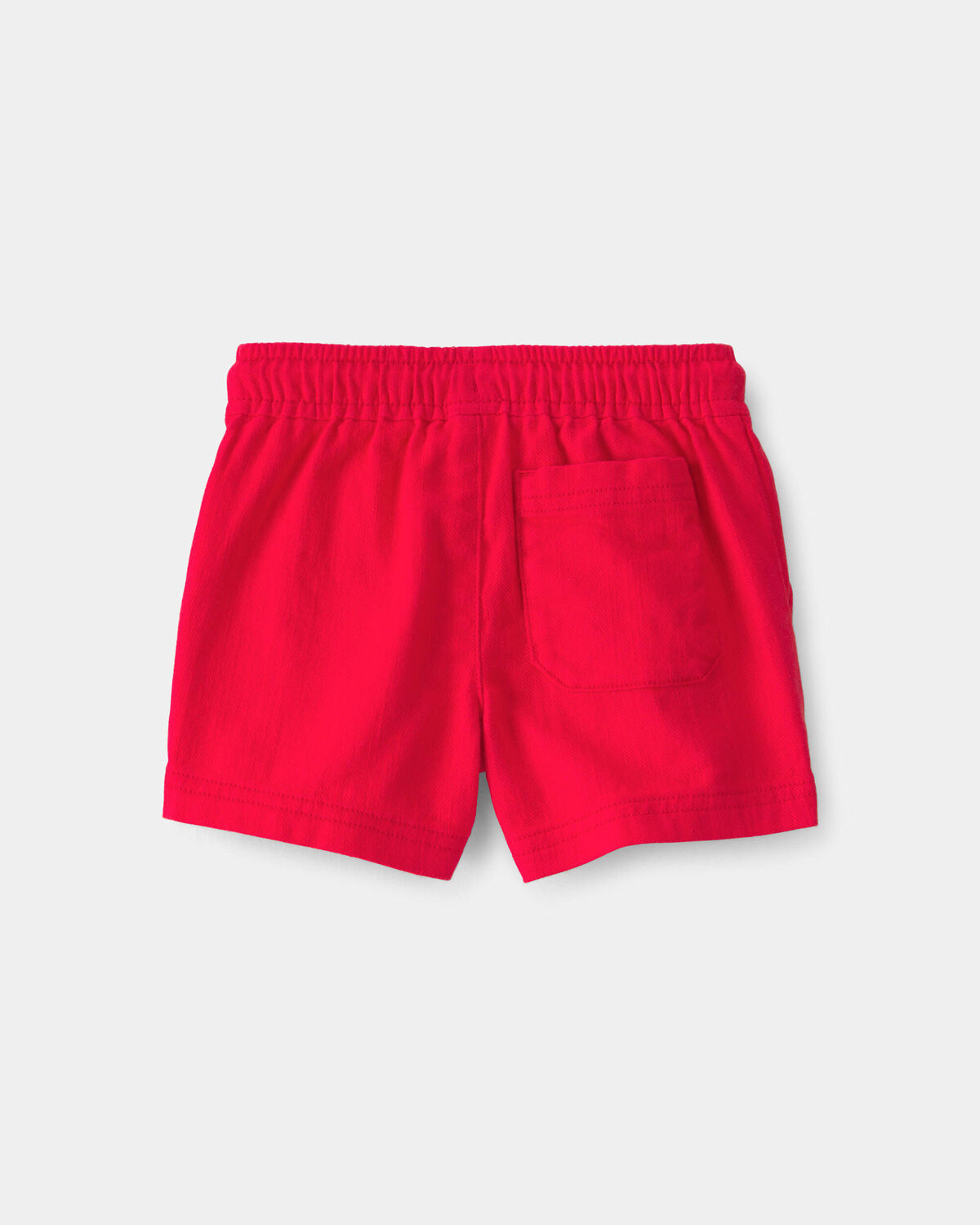 Baby Boy Twill Shorts - Red - Image 2