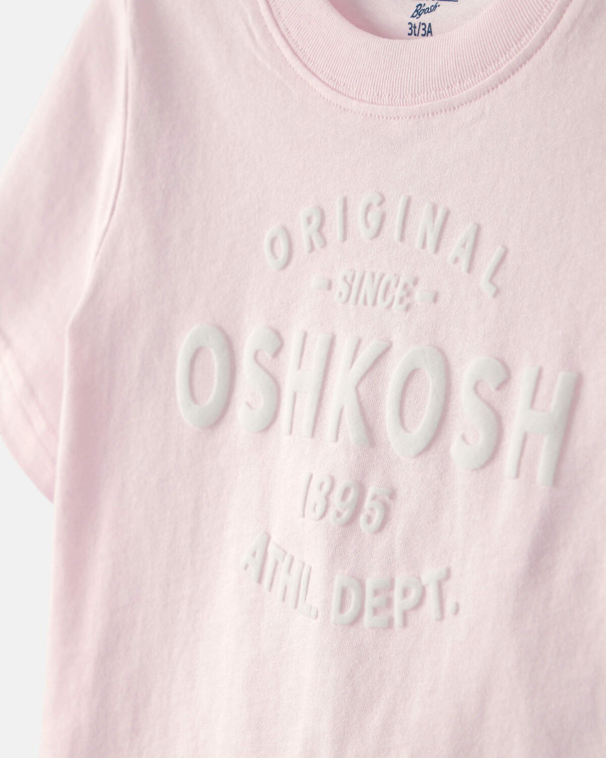 Baby Girl OshKosh Logo Short-Sleeve Graphic Tee - Pink - Image 2