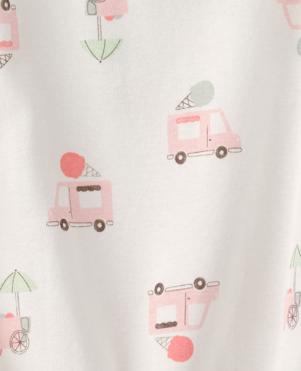 Baby Girl Heart Pocket Short-Sleeve Romper - Coral - Image 5