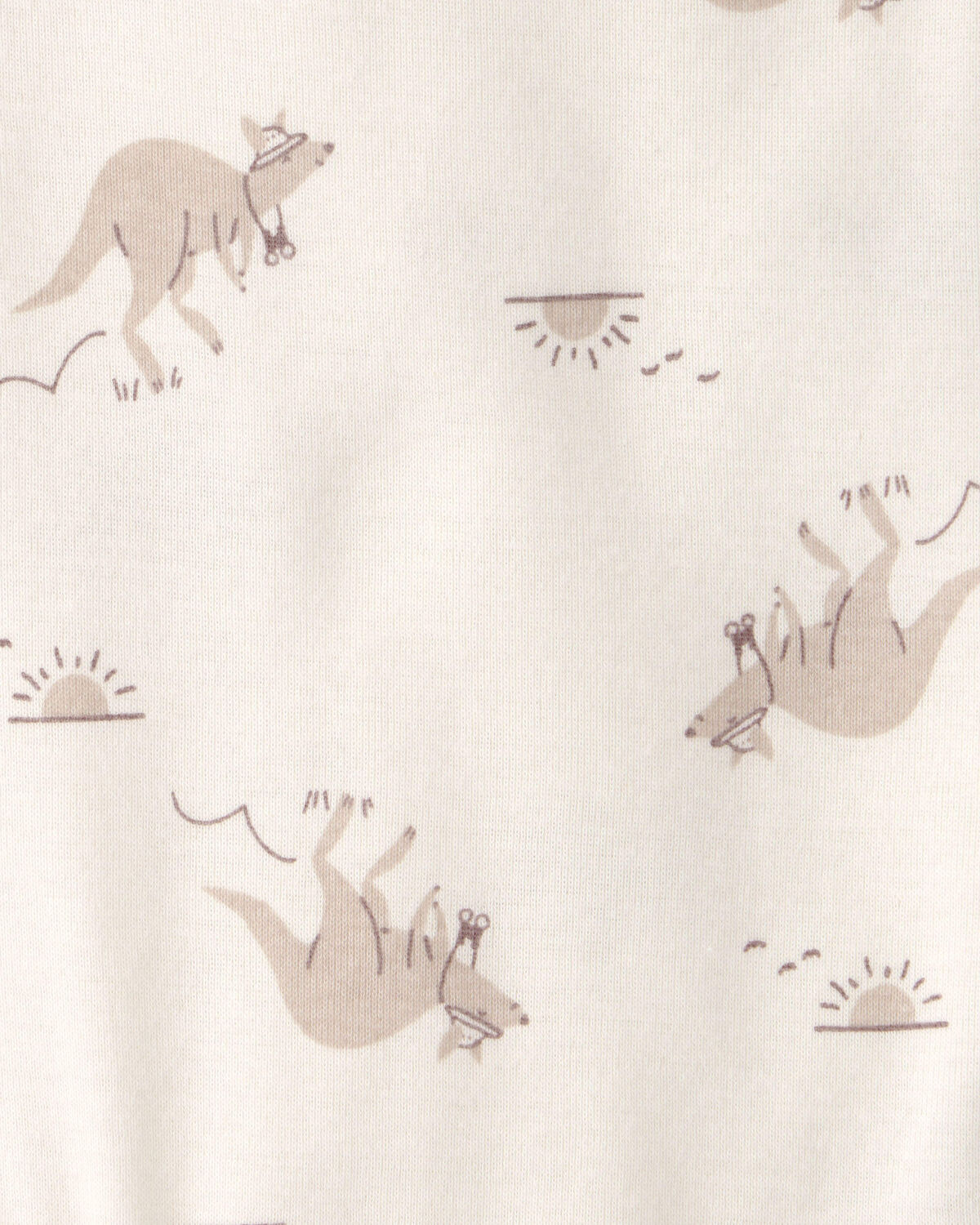 Baby Boy 3-Piece Into The Wild Top, Bodysuit & Short Set - Ivory/Brown - Image 4
