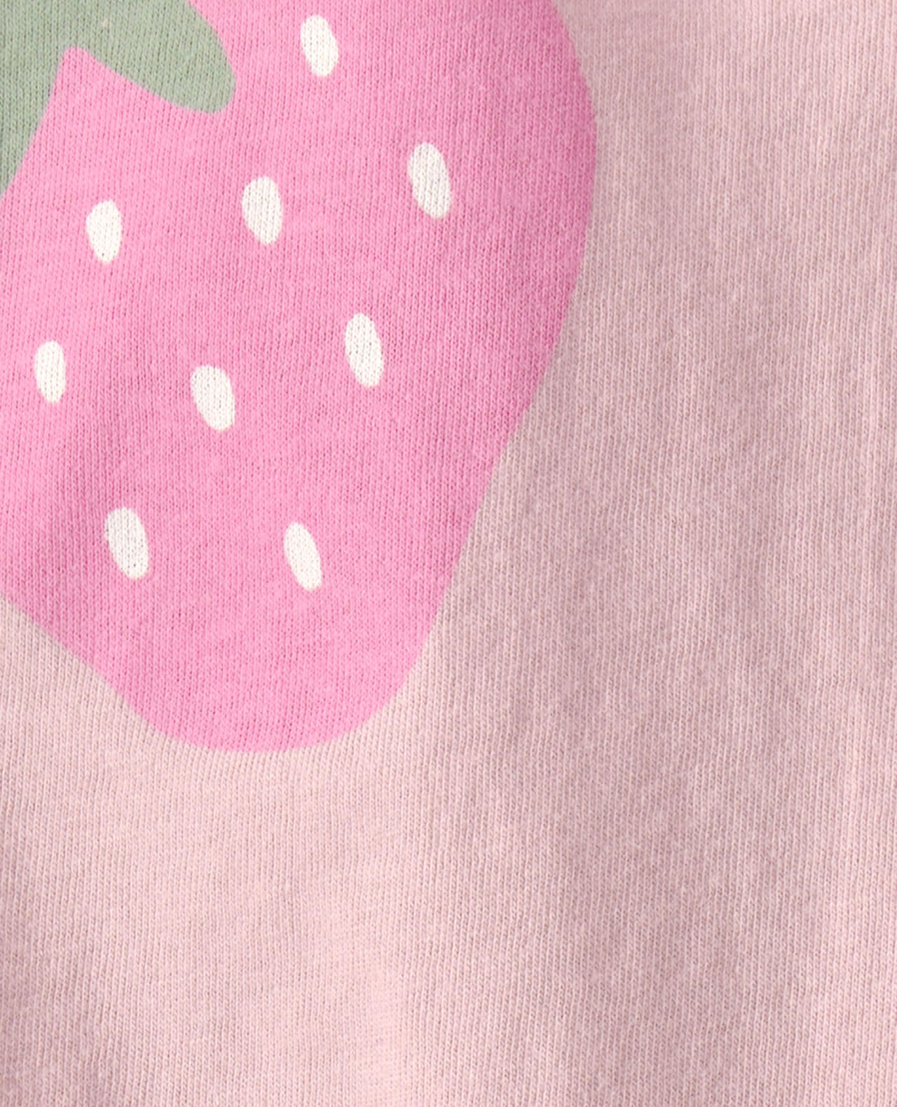 Baby Girl Strawberry Relaxed Top - Pink - Image 3