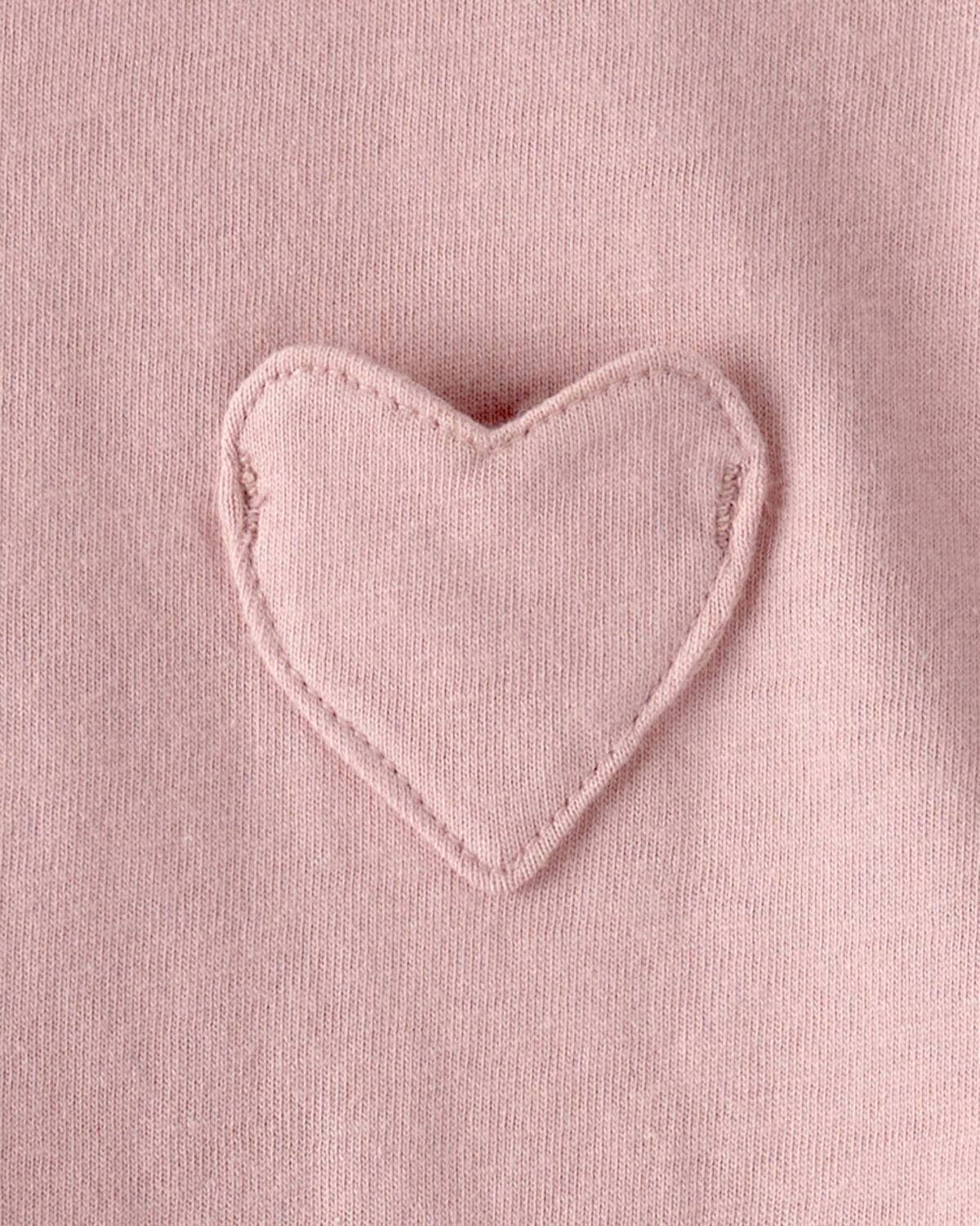 Baby Girl Heart Pocket Top - Pink - Image 2