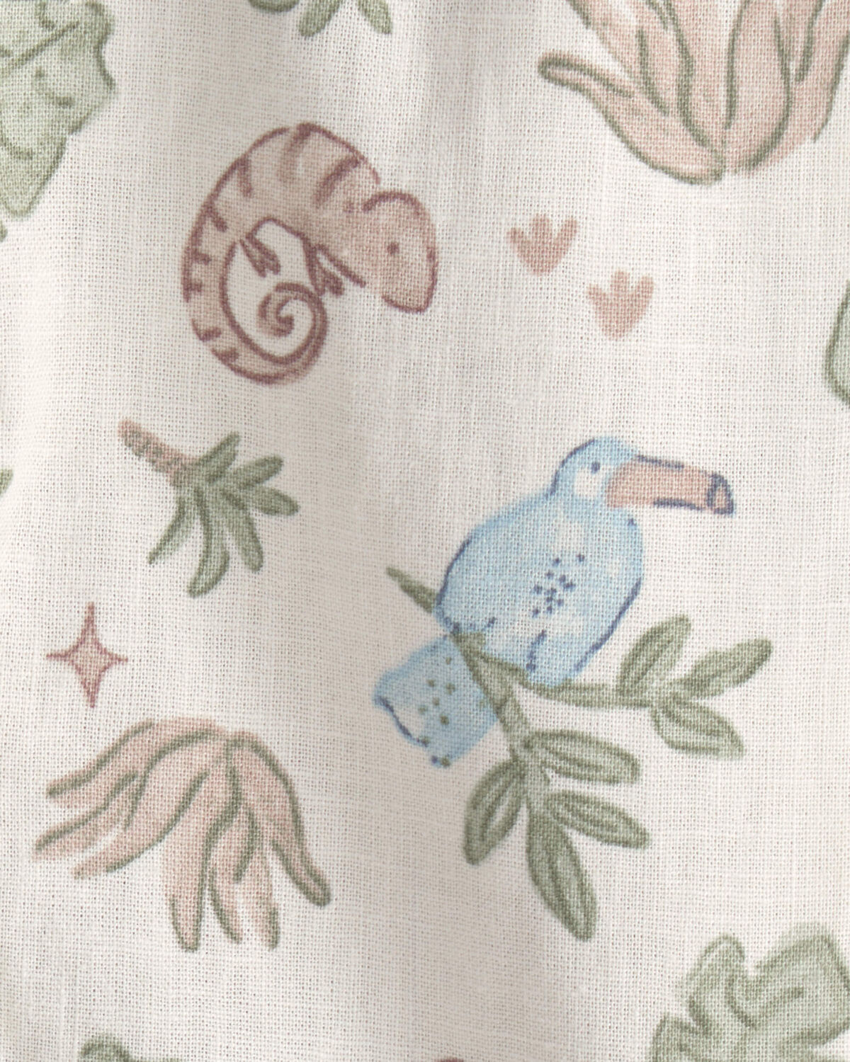 Baby Boy Desert Sleeveless Romper - Beige - Image 2